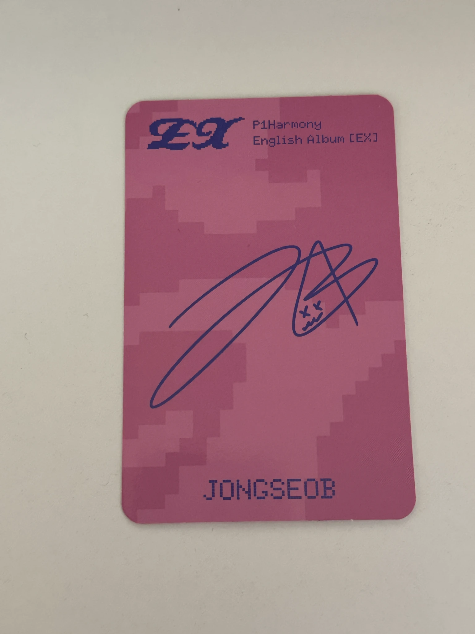 P1Harmony Jongseob P1Harmony - Jongseob - Ex Album album photocard in game ver. selfie version listing photo 2