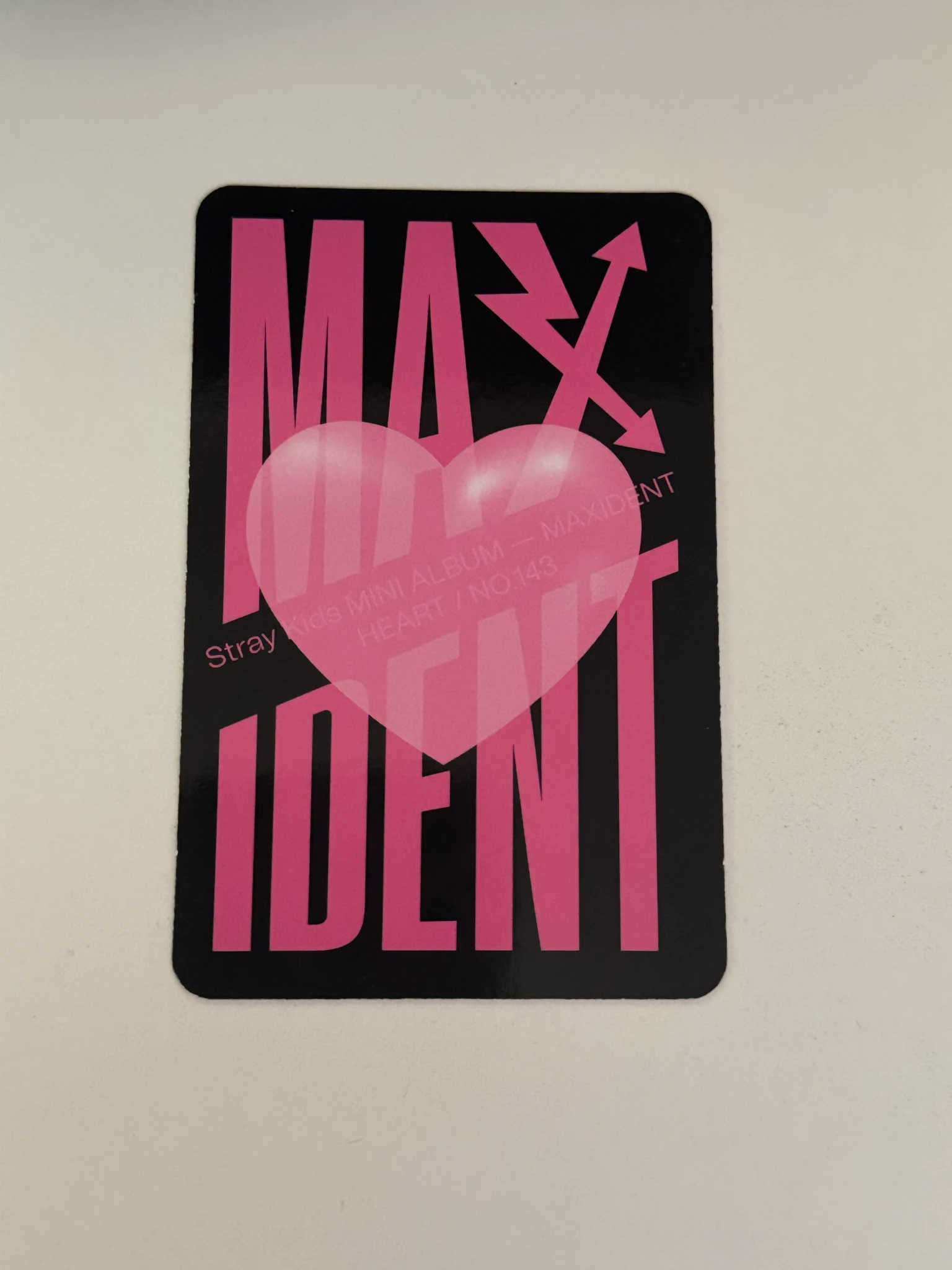 Stray Kids Felix Stray Kids - Felix - Maxident Album album photocard heart version listing photo 2