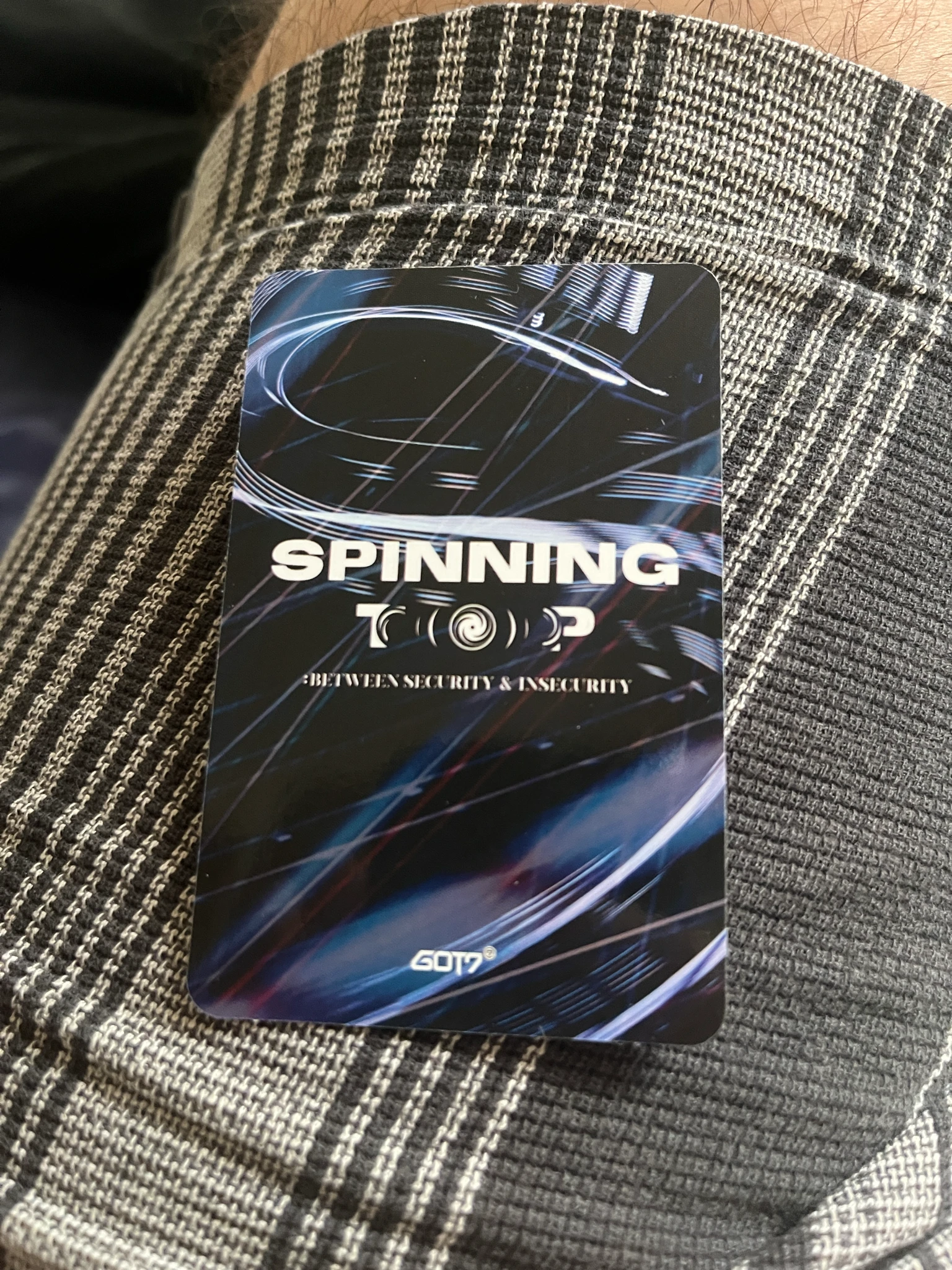 GOT7 Jackson GOT7 - Jackson - SPINNING TOP: BETWEEN SECURITY & INSECURITY Album album photocard listing photo 2
