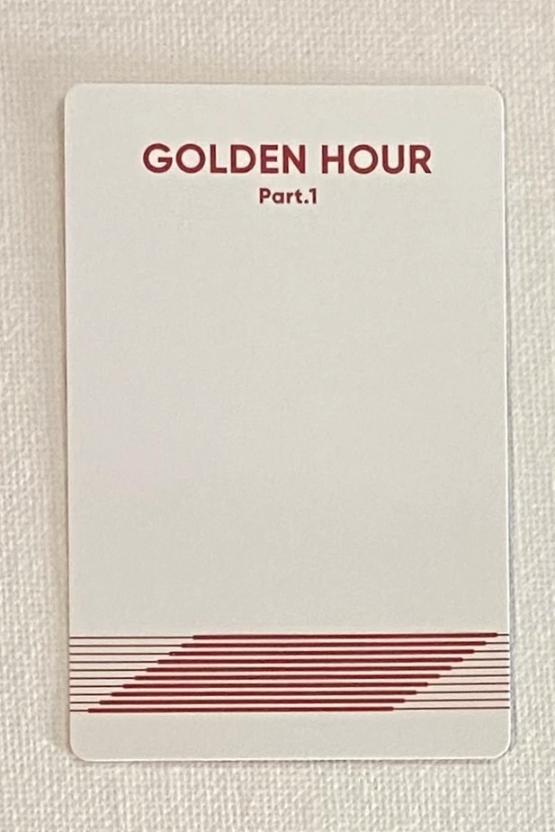 ATEEZ Seonghwa ATEEZ - Seonghwa - Golden Hour : Part.1 Album poca album album photocard image card listing photo 2