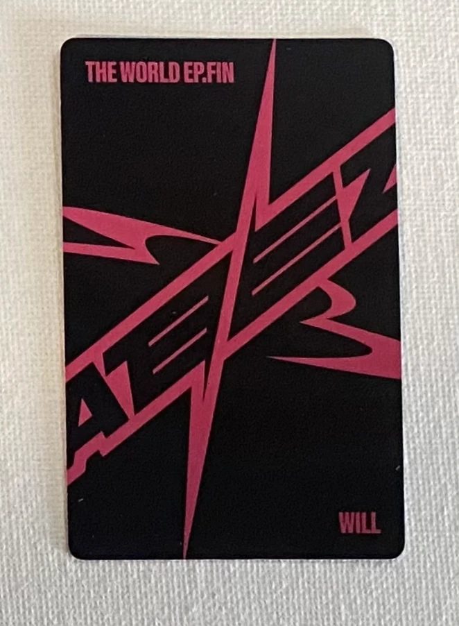ATEEZ Jongho ATEEZ - Jongho - THE WORLD EP.FIN: WILL Album D version album photocard listing photo 2