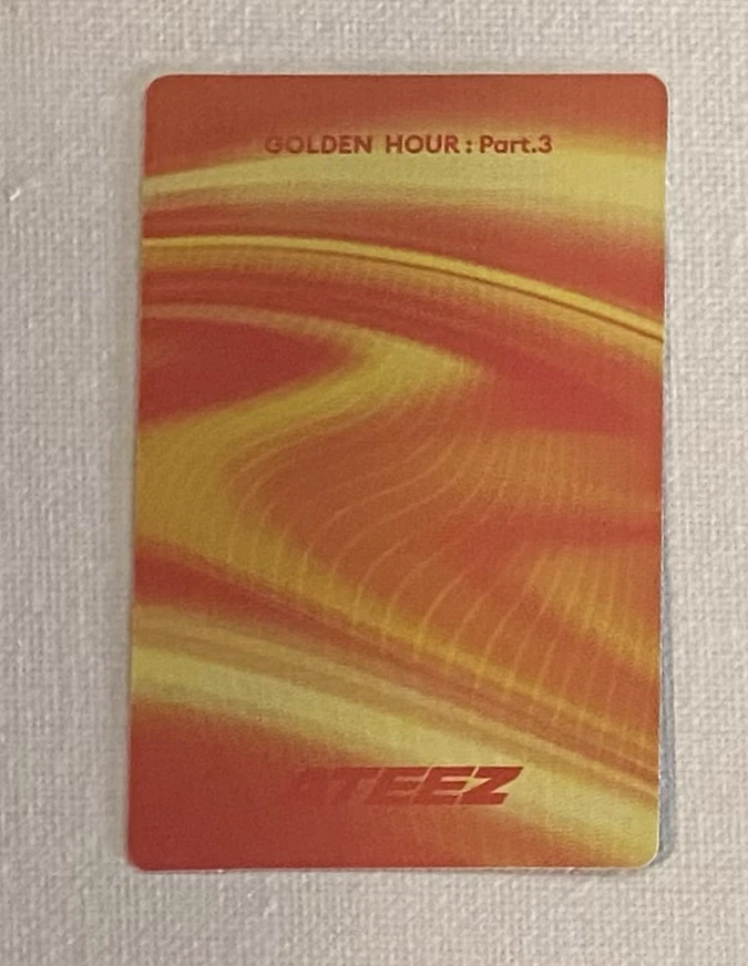 ATEEZ Jongho ATEEZ - Jongho - Golden Hour : Part.3 Album album photocard poca album image card version 1 listing photo 2