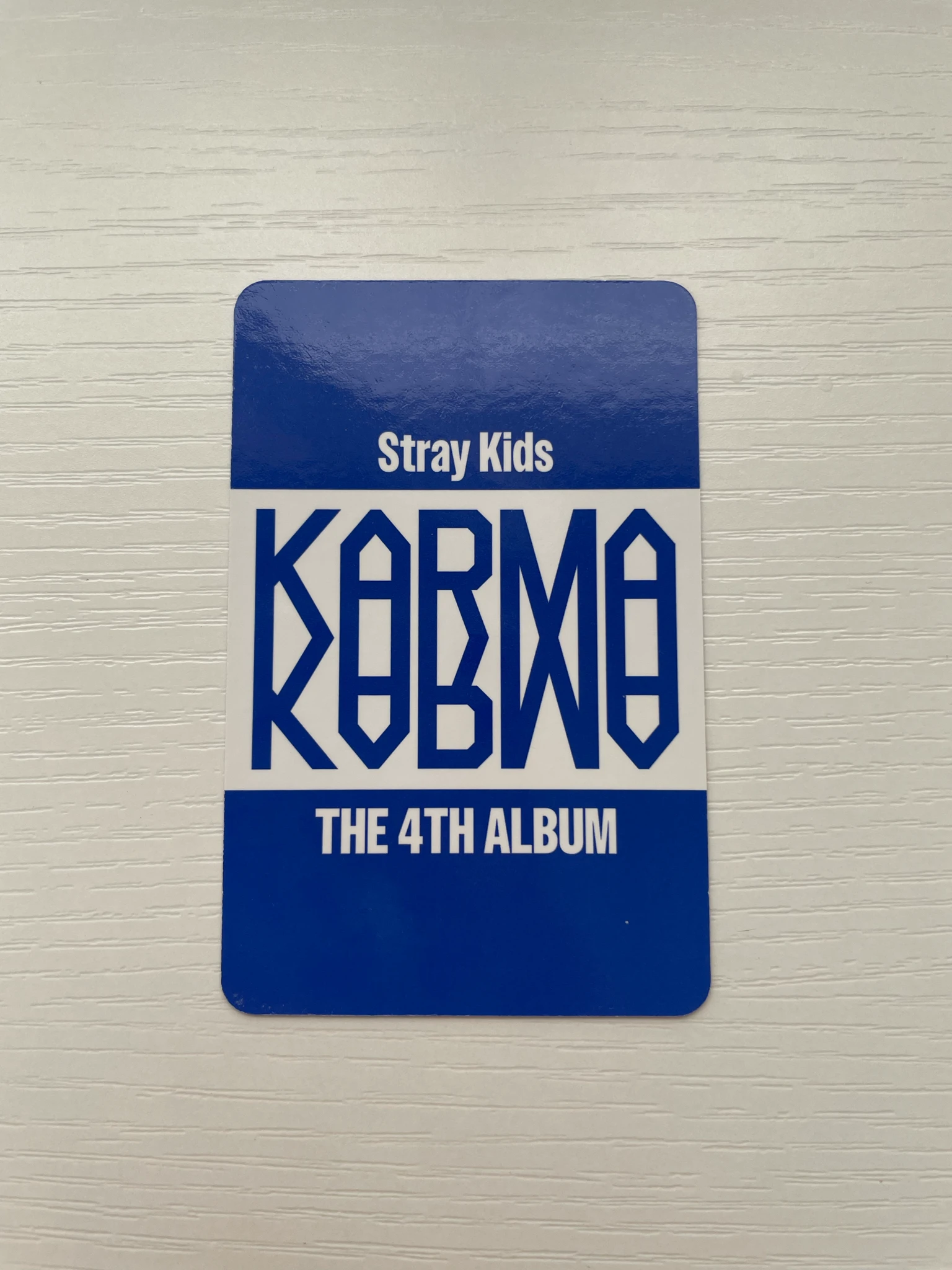 Stray Kids Bang Chan Stray Kids - Bang Chan - KARMA Album album photocard accordion version listing photo 2