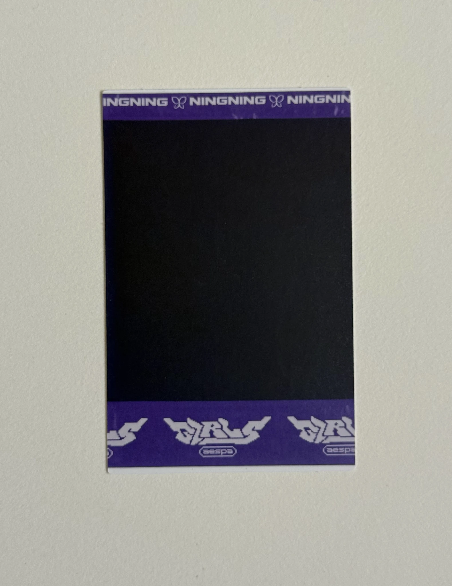 aespa Ningning aespa - Ningning - Girls Album polaroid real world version album photocard korean album listing photo 2