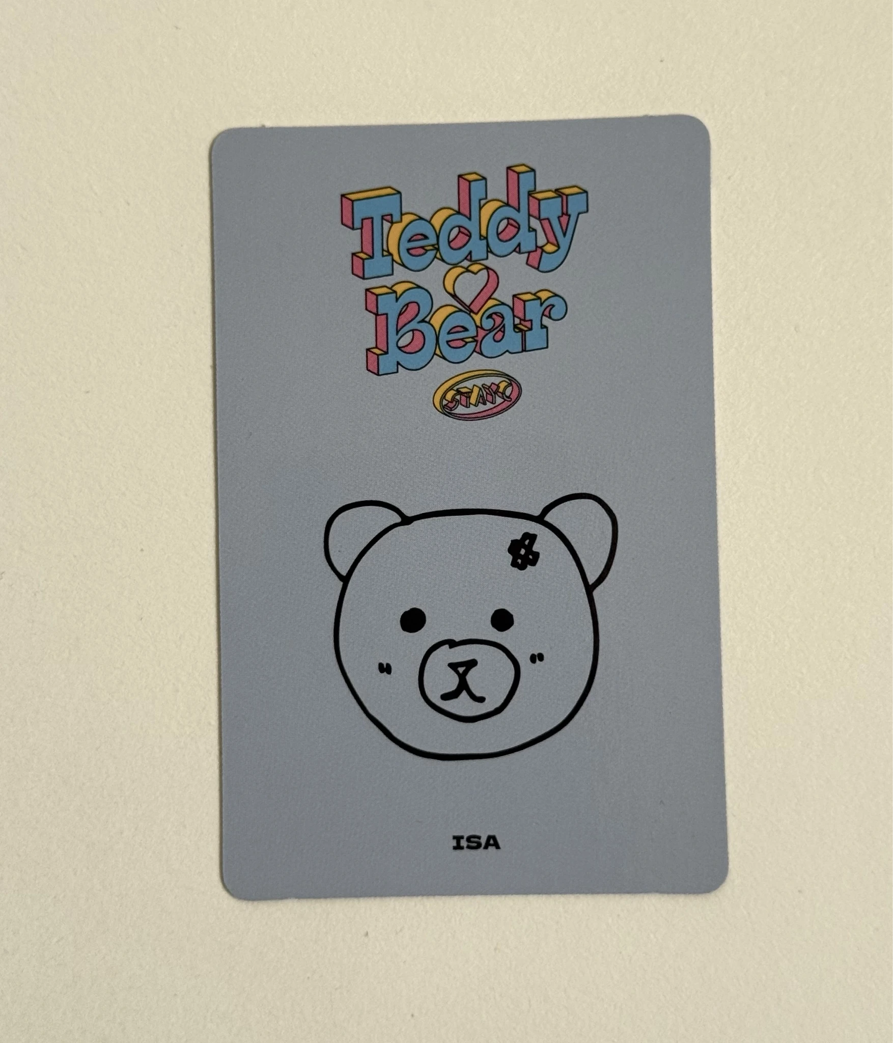 STAYC Isa STAYC - Teddy Bear Album gift version album photocard listing photo 2
