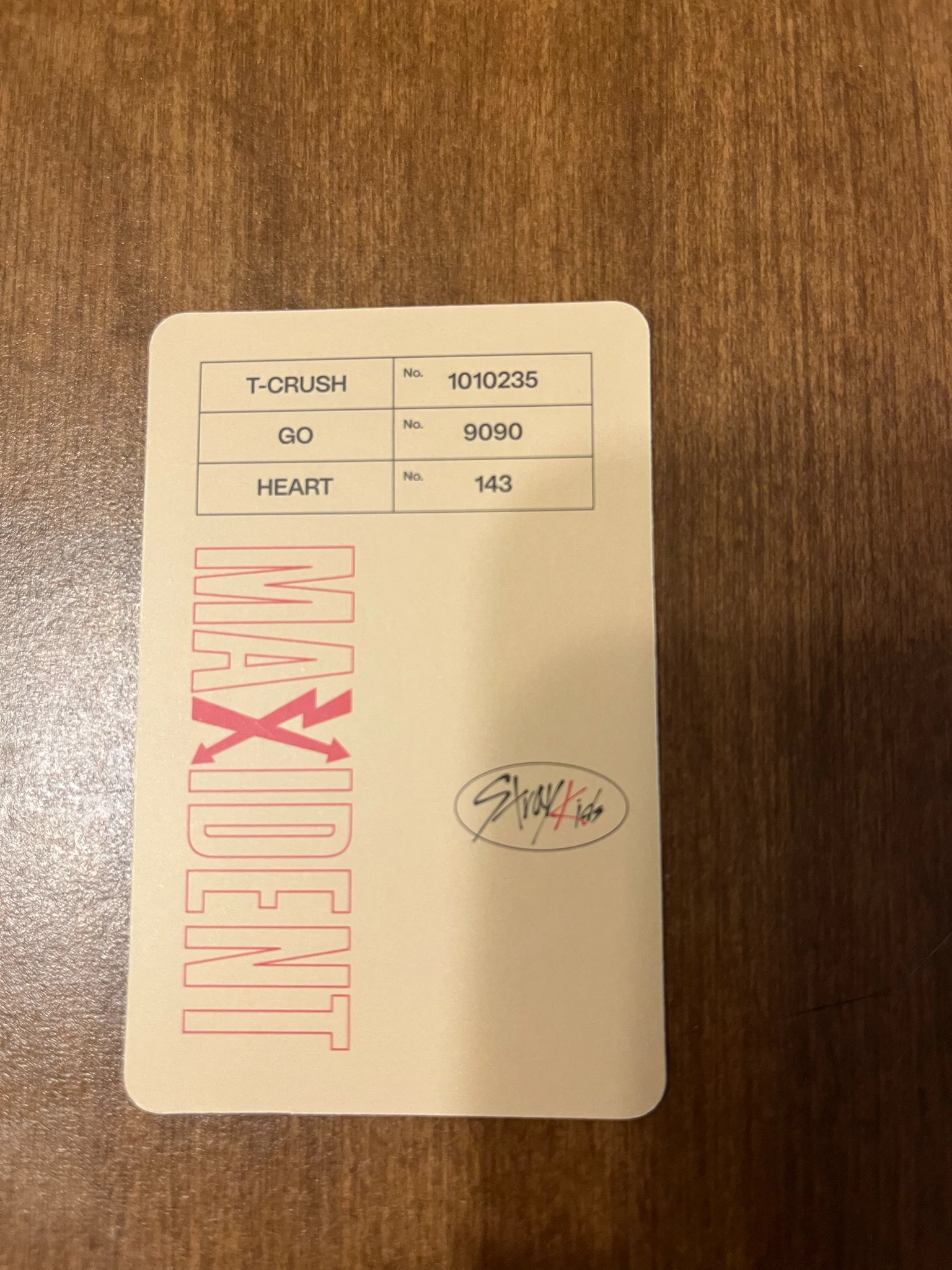 Stray Kids Felix Stray Kids - Felix - Maxident Album album photocard paper case version listing photo 2