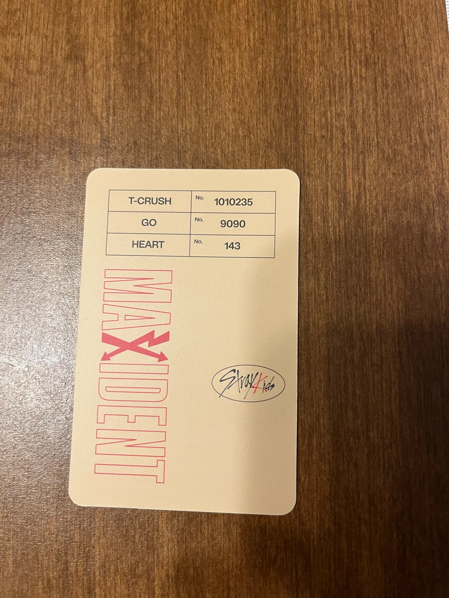 Stray Kids Hyunjin Stray Kids - Hyunjin - Maxident Album album photocard paper case version listing photo 2