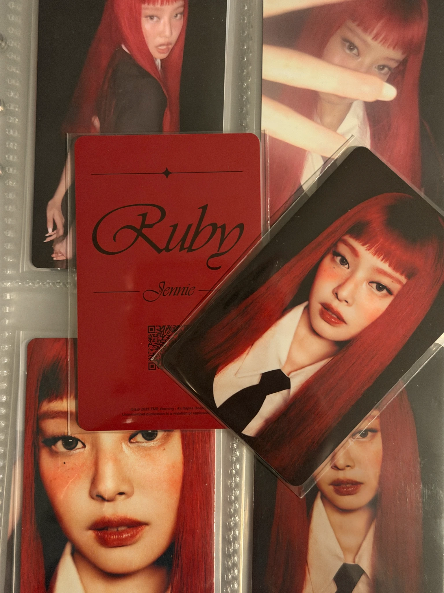 BLACKPINK Jennie BLACKPINK - Jennie - Ruby (Jennie solo) Album nfc photocard solo album china benefit kugou music qq music netease music listing photo 2