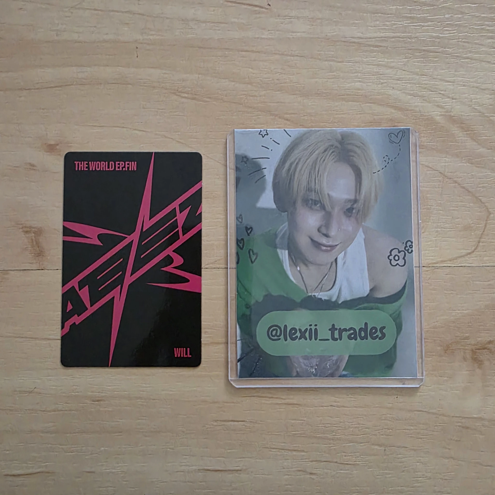 ATEEZ Jongho ATEEZ - Jongho - THE WORLD EP.FIN: WILL Album D version album photocard listing photo 2
