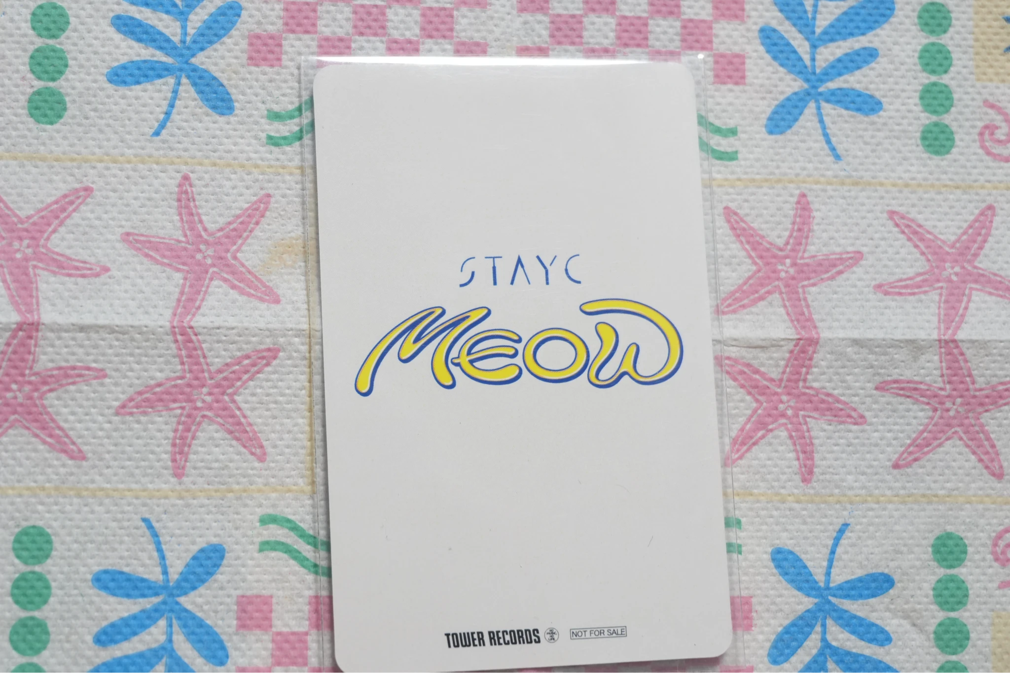 STAYC Sumin STAYC - Sumin - MEOW / Cheeky Icy Thang (Japanese Ver.) Album tower records japan shibuya purchase benefit sticker listing photo 2