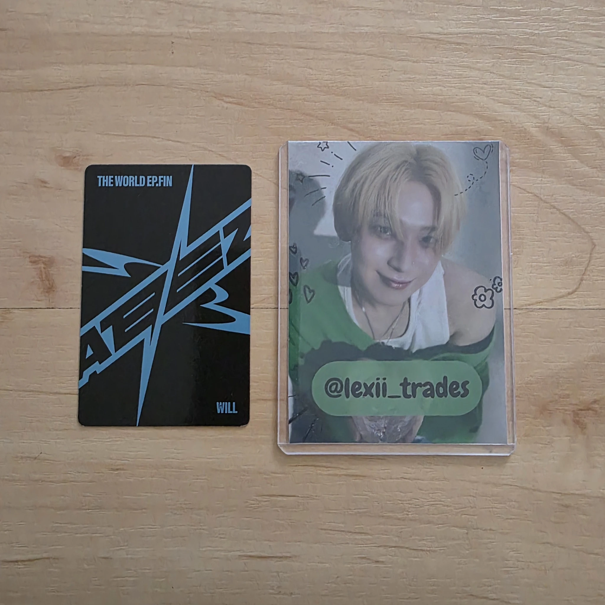 ATEEZ Jongho ATEEZ - Jongho - THE WORLD EP.FIN: WILL Album album photocard Z version version 1 listing photo 2