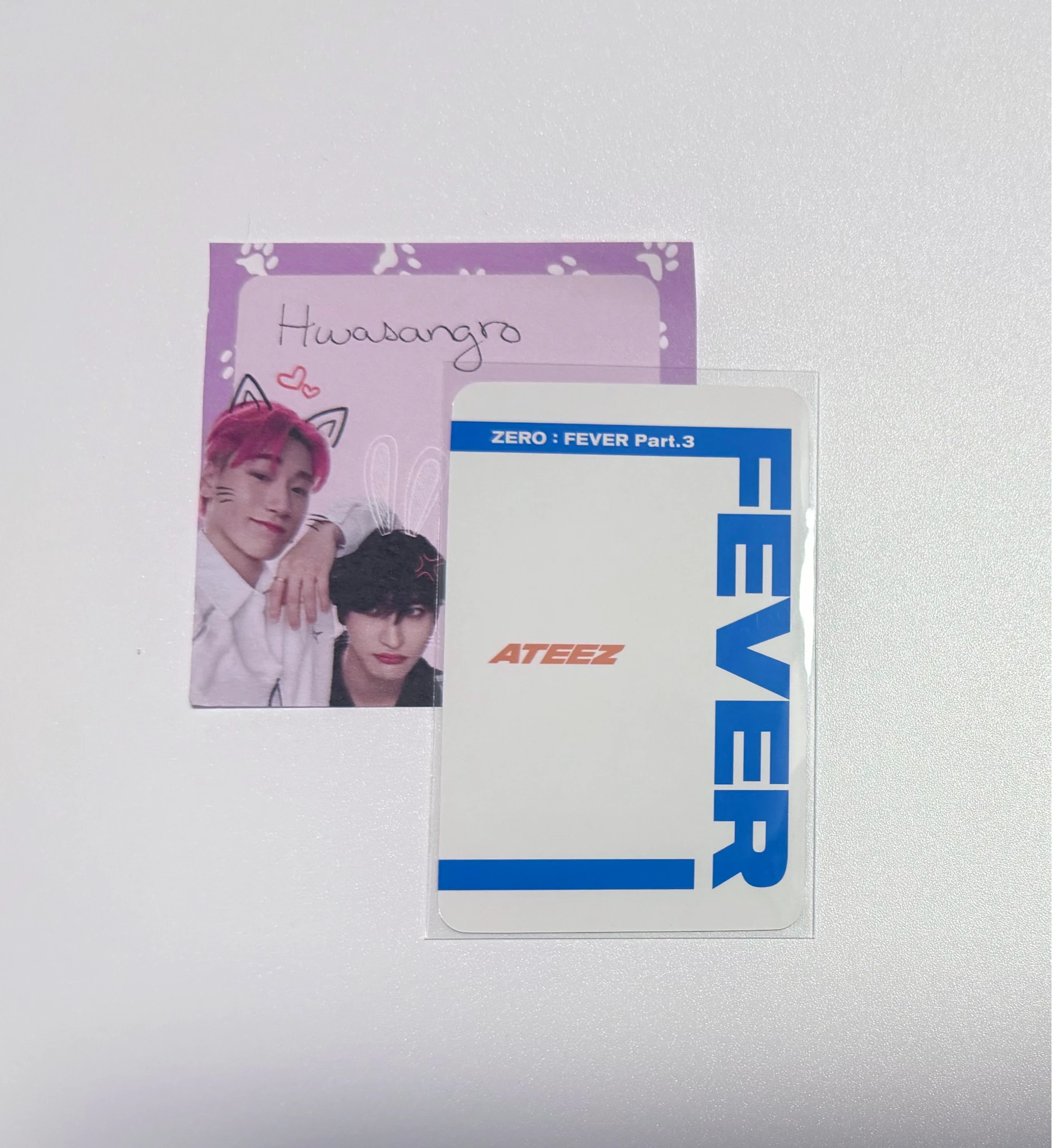 ATEEZ Seonghwa ATEEZ - Seonghwa - ZERO : FEVER Part.3 Album soundwave round 2 video call (fancall) listing photo 2