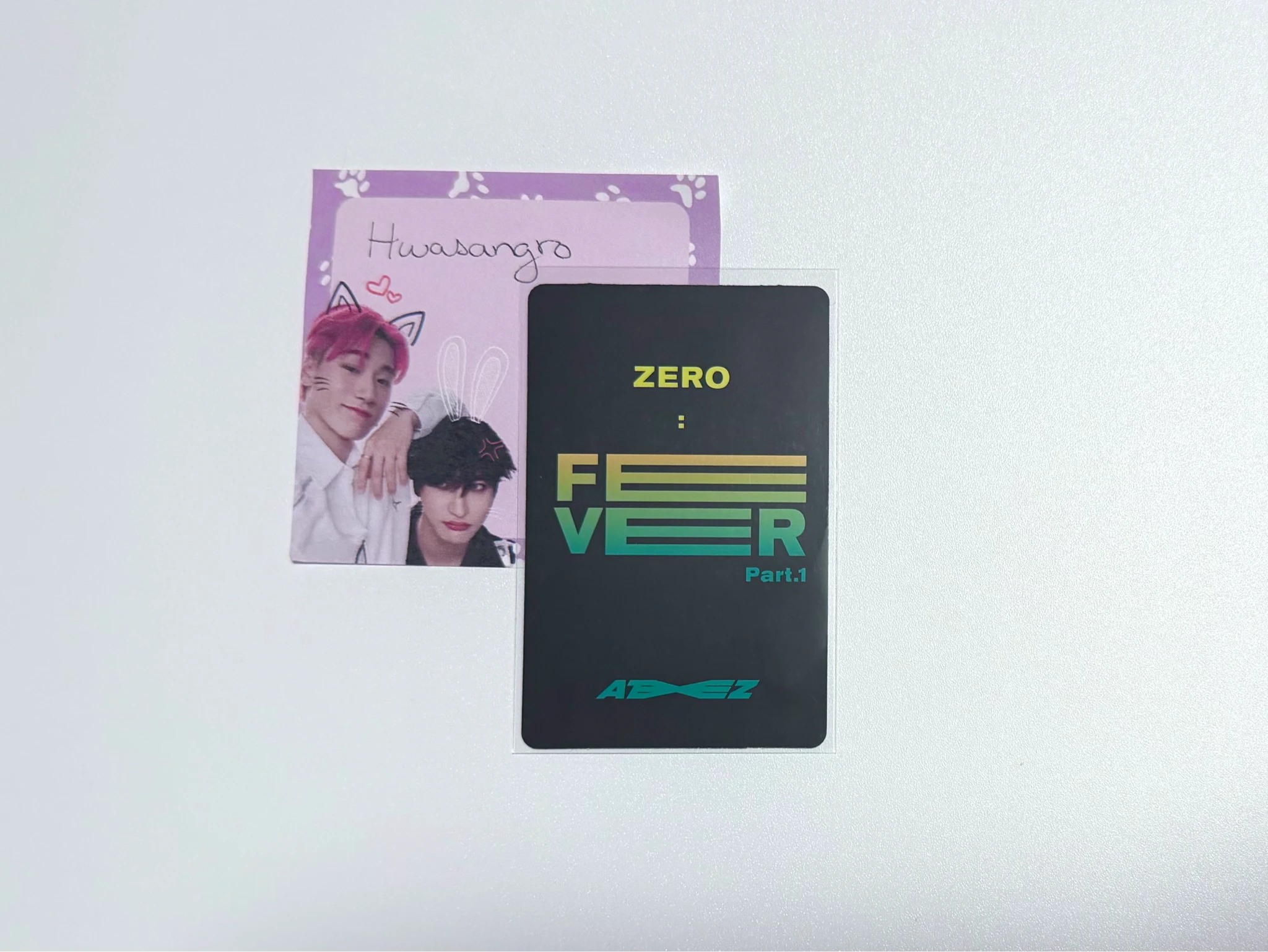 ATEEZ Seonghwa ATEEZ - Seonghwa - ZERO : FEVER Part.1 Album m2u hottracks fansign listing photo 2
