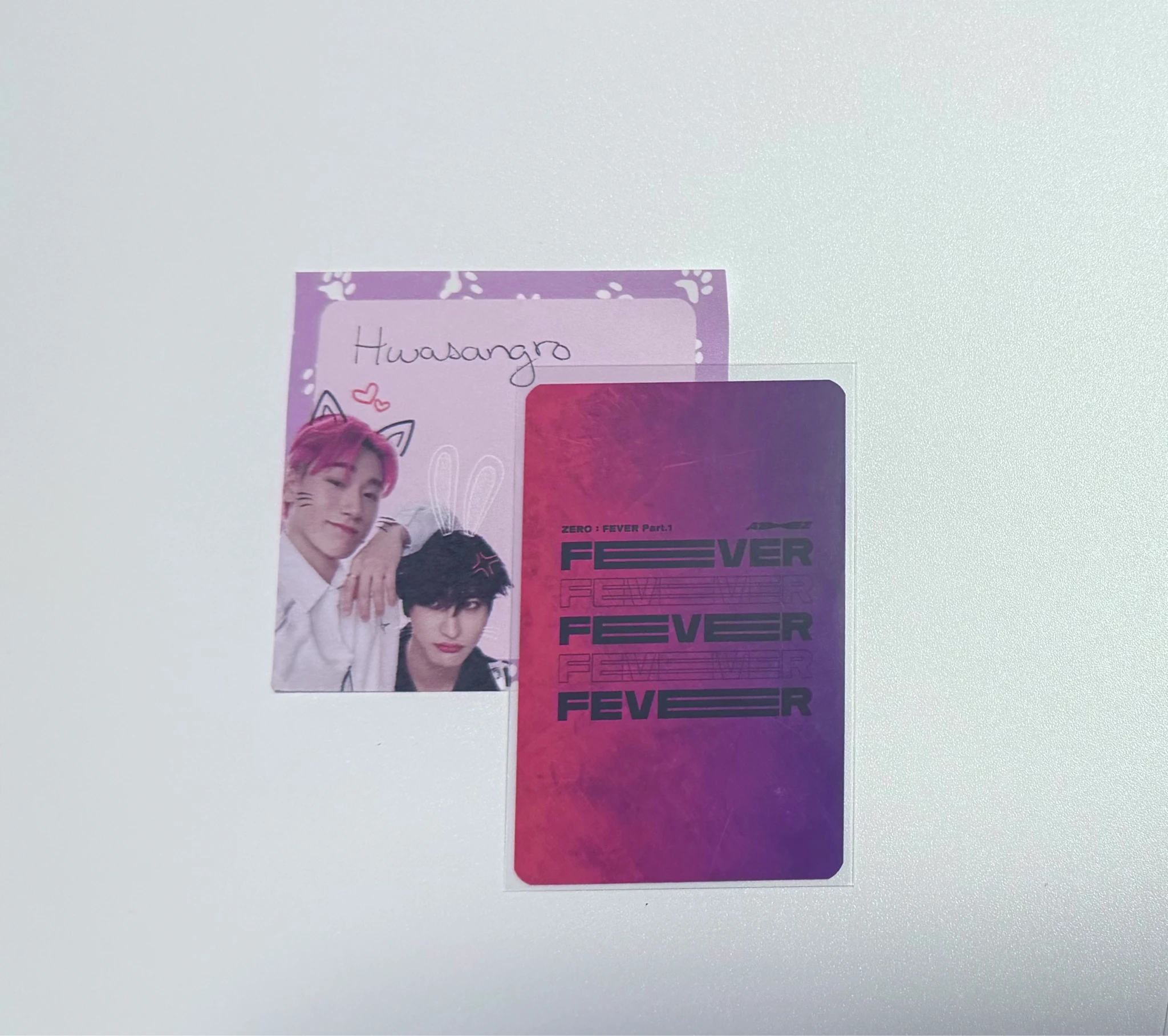 ATEEZ Seonghwa ATEEZ - Seonghwa - ZERO : FEVER Part.1 Album withdrama mk media fansign listing photo 2