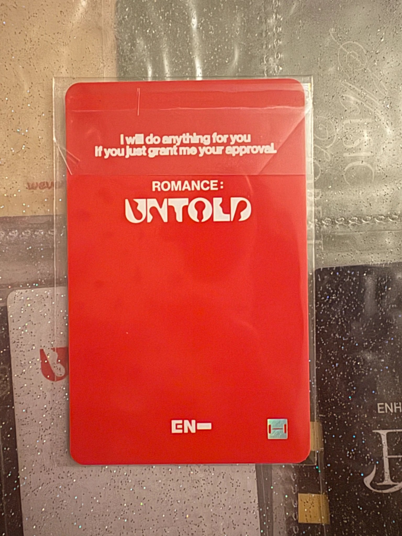 ENHYPEN Ni-ki ENHYPEN - Ni-ki - ROMANCE: UNTOLD Album musicplant round 2 lucky draw listing photo 2