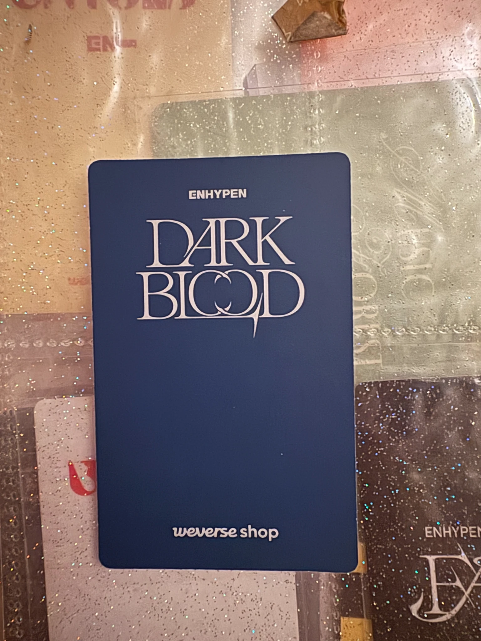 ENHYPEN Ni-ki ENHYPEN - Ni-ki - DARK BLOOD Album pre-order benefit (pob) weverse global standard version listing photo 2