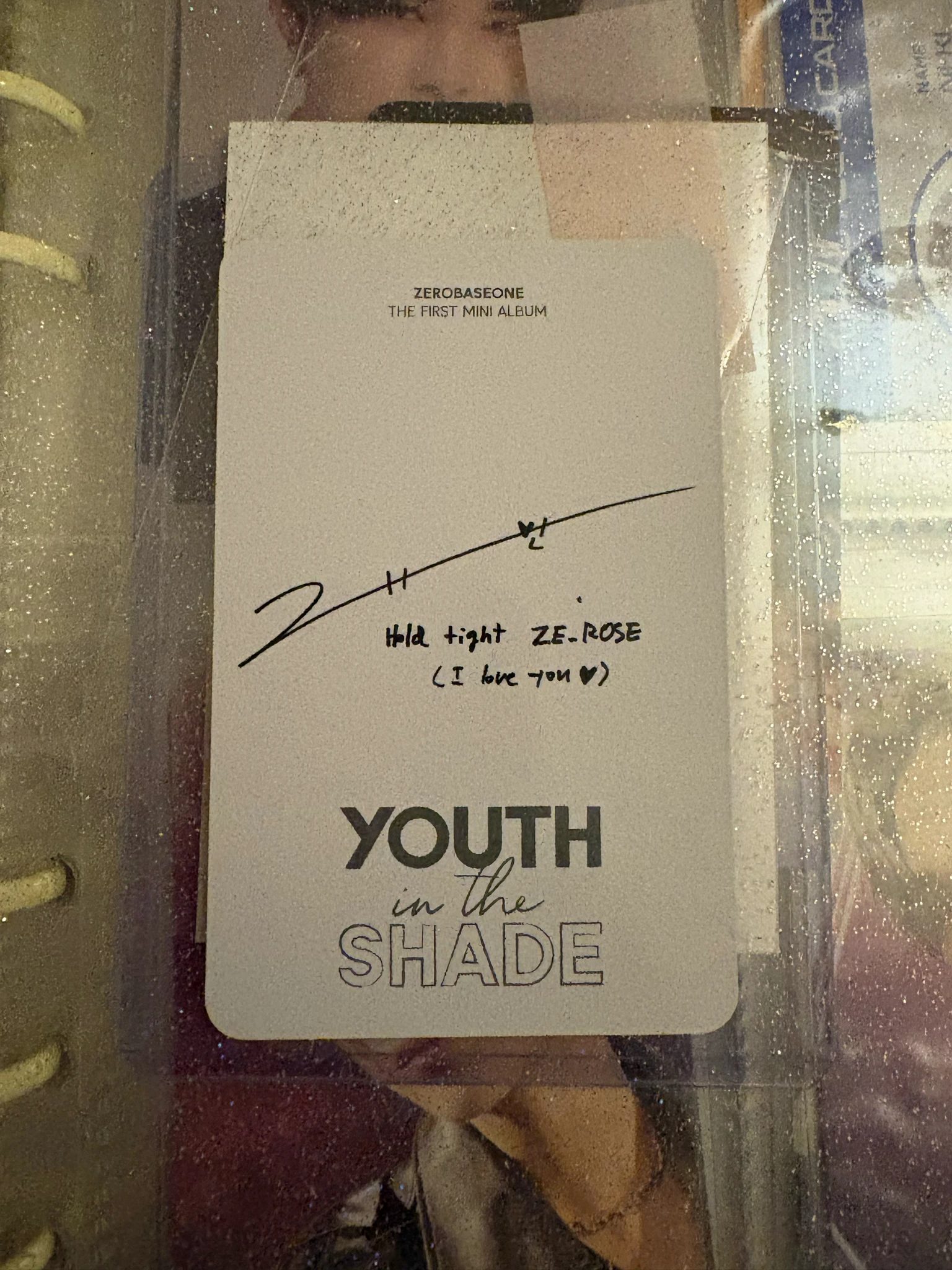 ZEROBASEONE Gyuvin ZEROBASEONE - Gyuvin - Youth in the Shade Album digipack version album photocard listing photo 2
