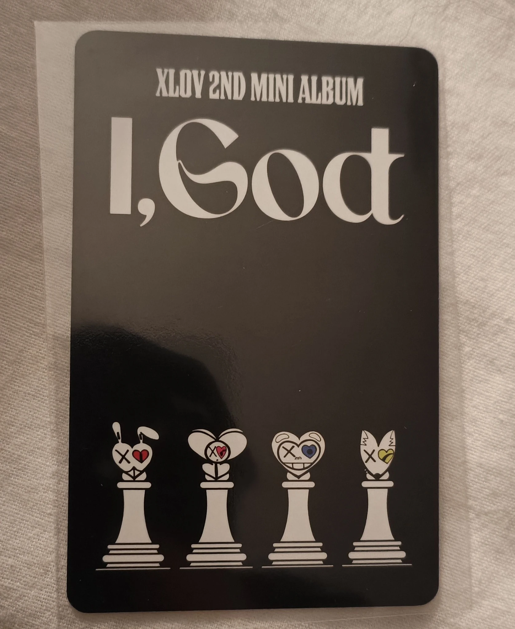 XLOV Haru XLOV - Haru - I, God Album pop-up store photocard set listing photo 2