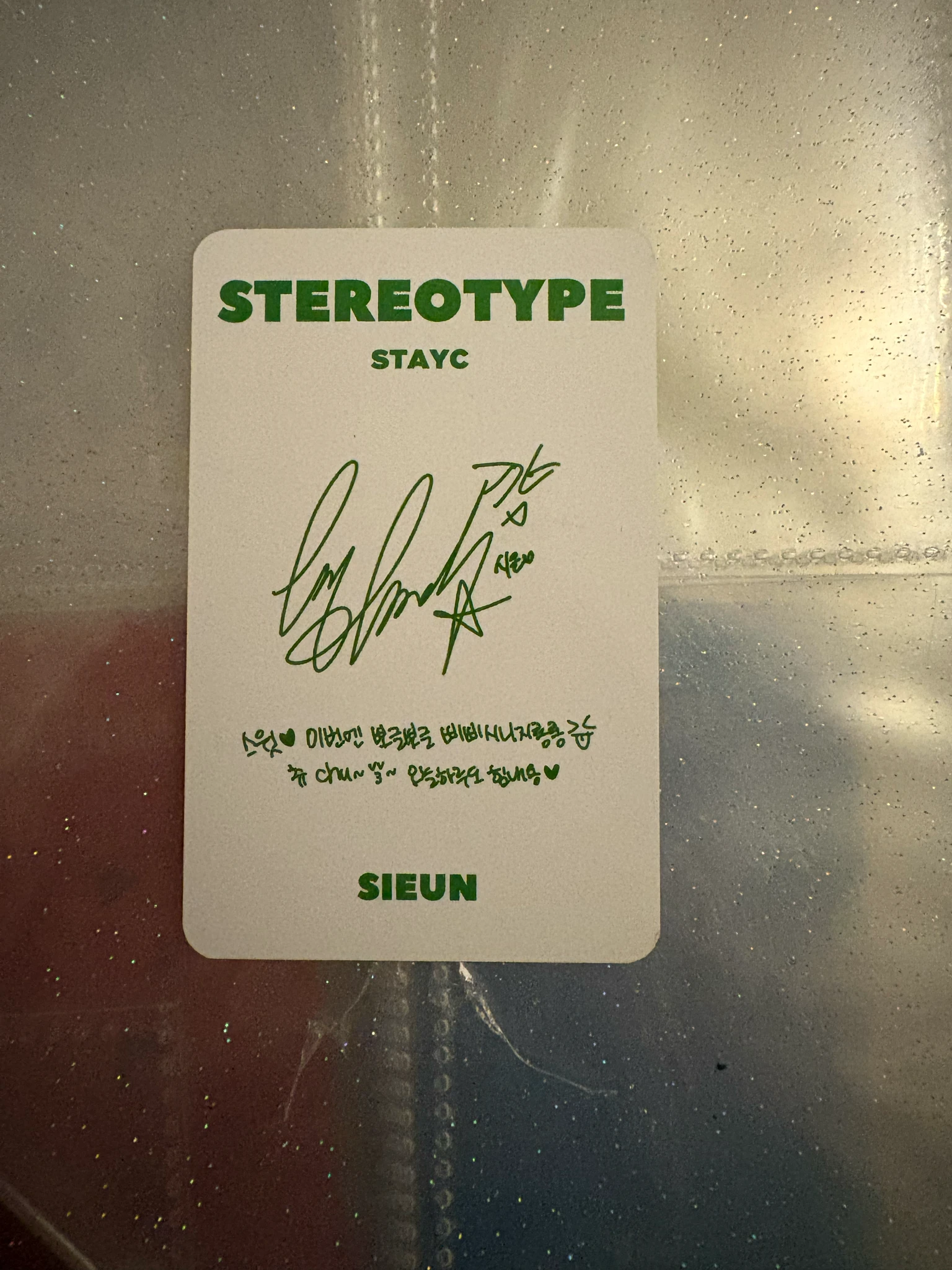 STAYC Sieun STAYC - Sieun - STEREOTYPE Album album photocard B version listing photo 2