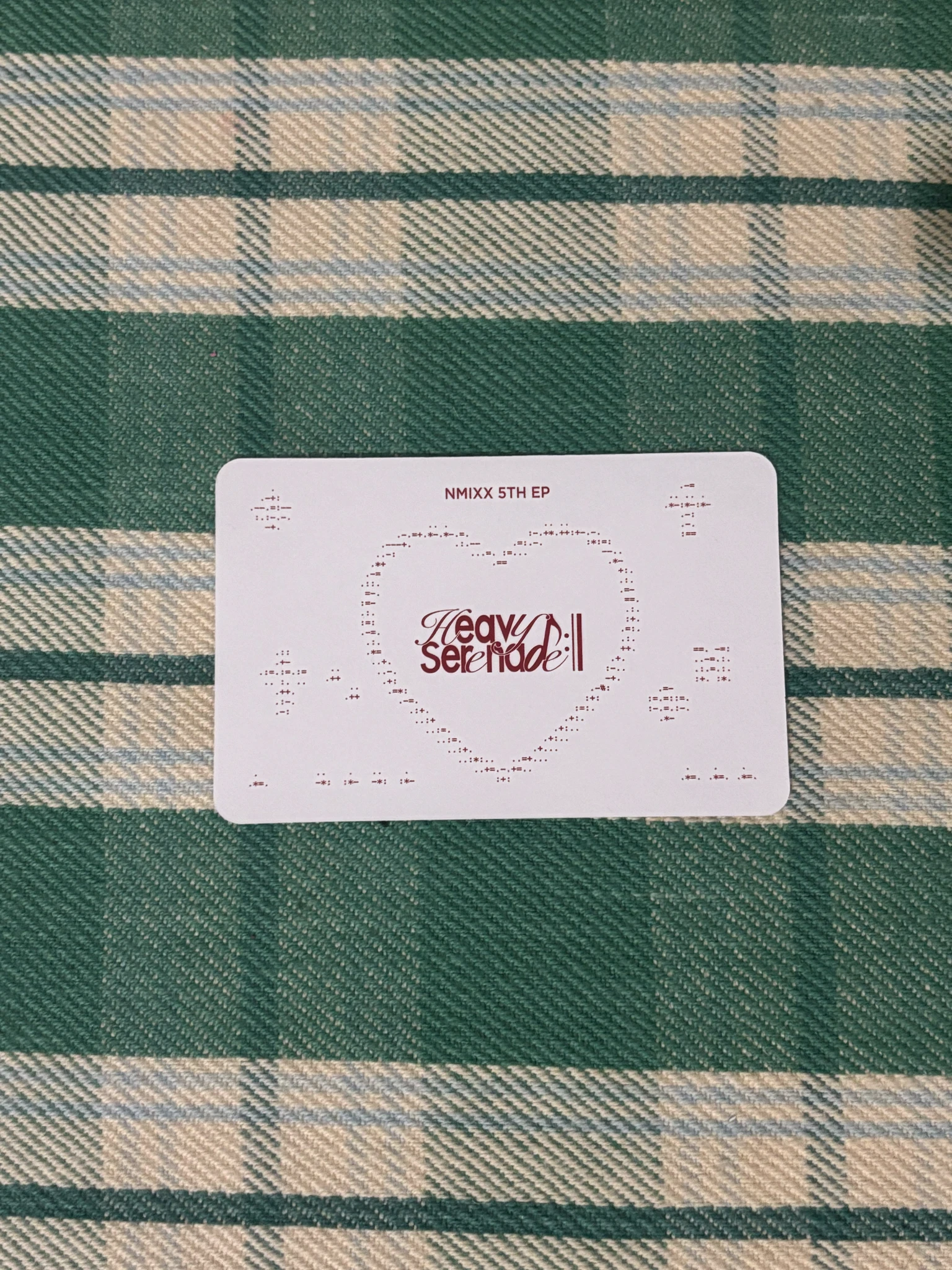 NMIXX NMIXX - Bae & Jiwoo & Kyujin - Heavy Serenade Album kpop nara unit photocard horizontal US exclusive listing photo 2