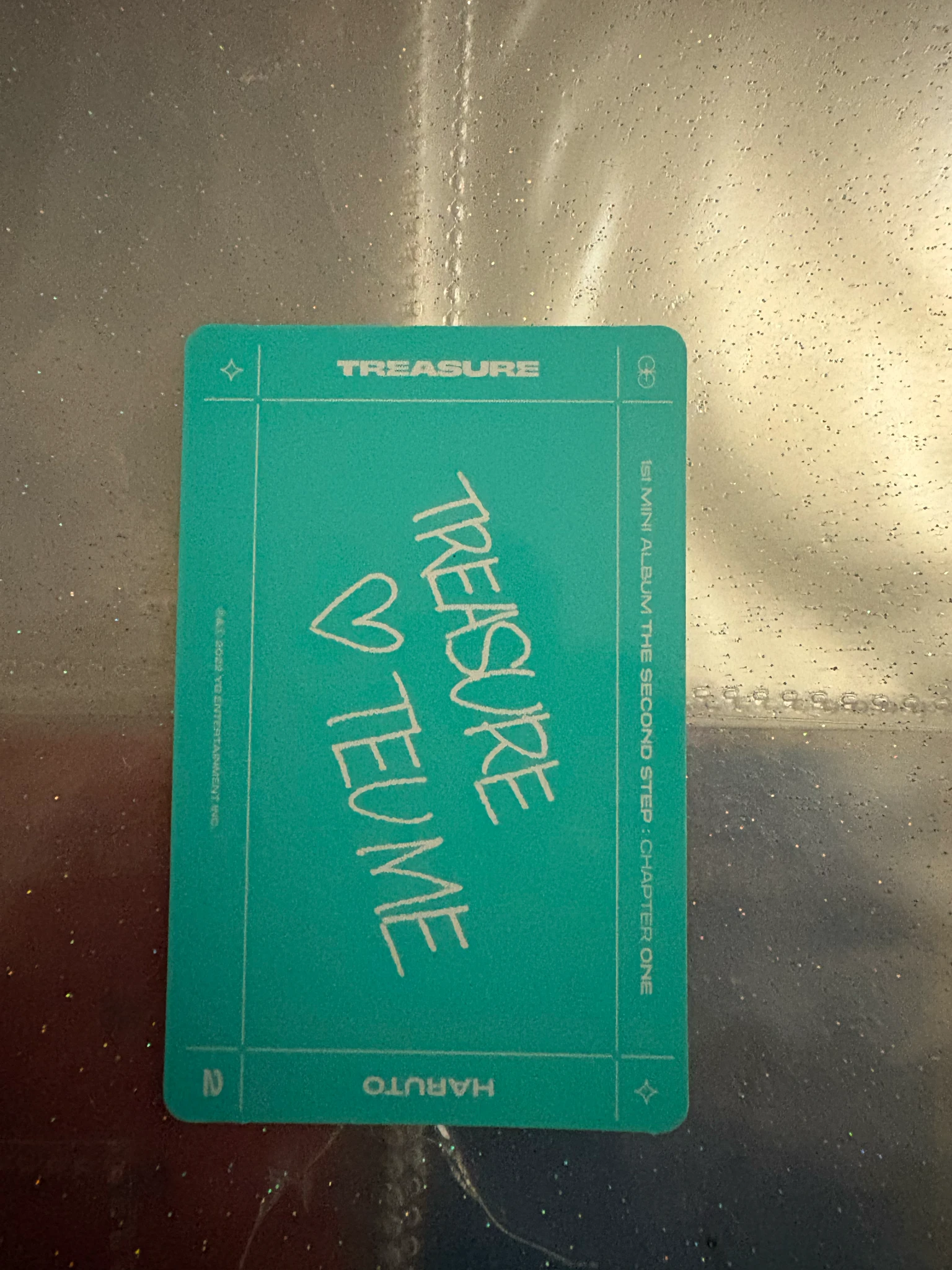TREASURE Haruto TREASURE - Haruto - THE SECOND STEP : CHAPTER ONE Album album photocard green version selfie listing photo 2