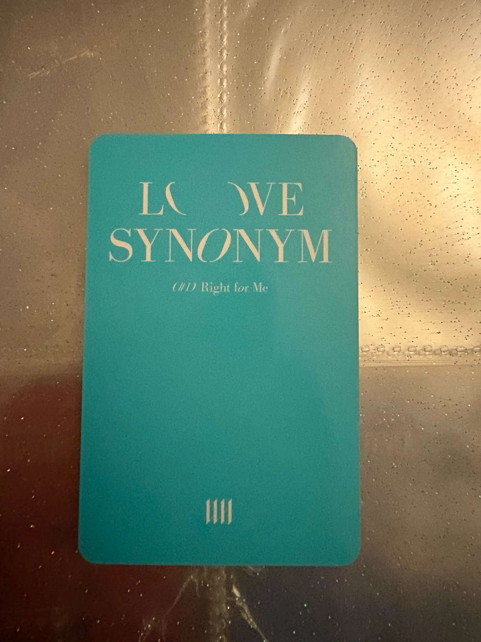 Wonho Wonho Wonho - Wonho - Love Synonym #1: Right for Me Album album photocard version 2 listing photo 2