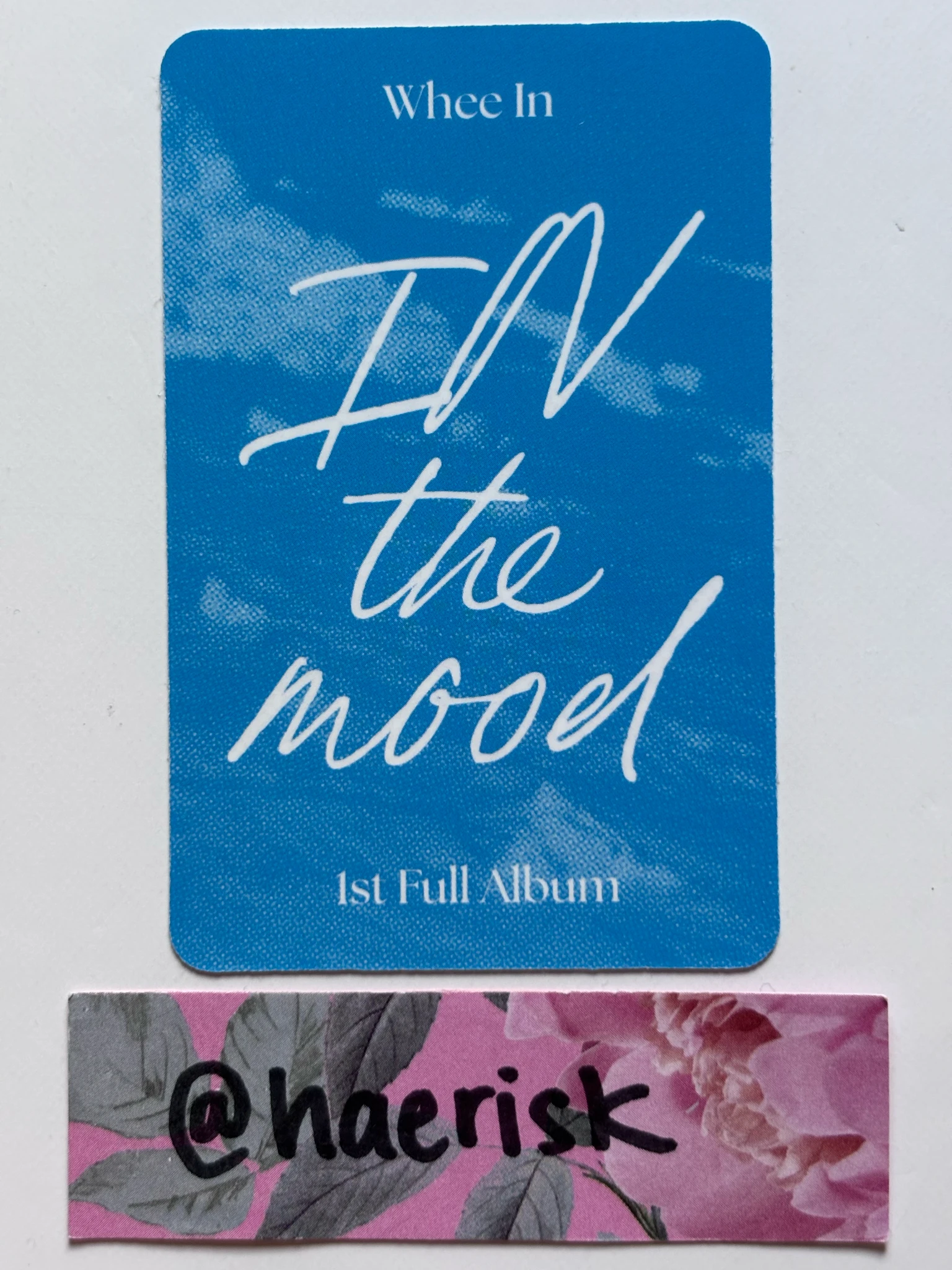 MAMAMOO Wheein MAMAMOO - Wheein - In the Mood Album solo album album photocard water version listing photo 2