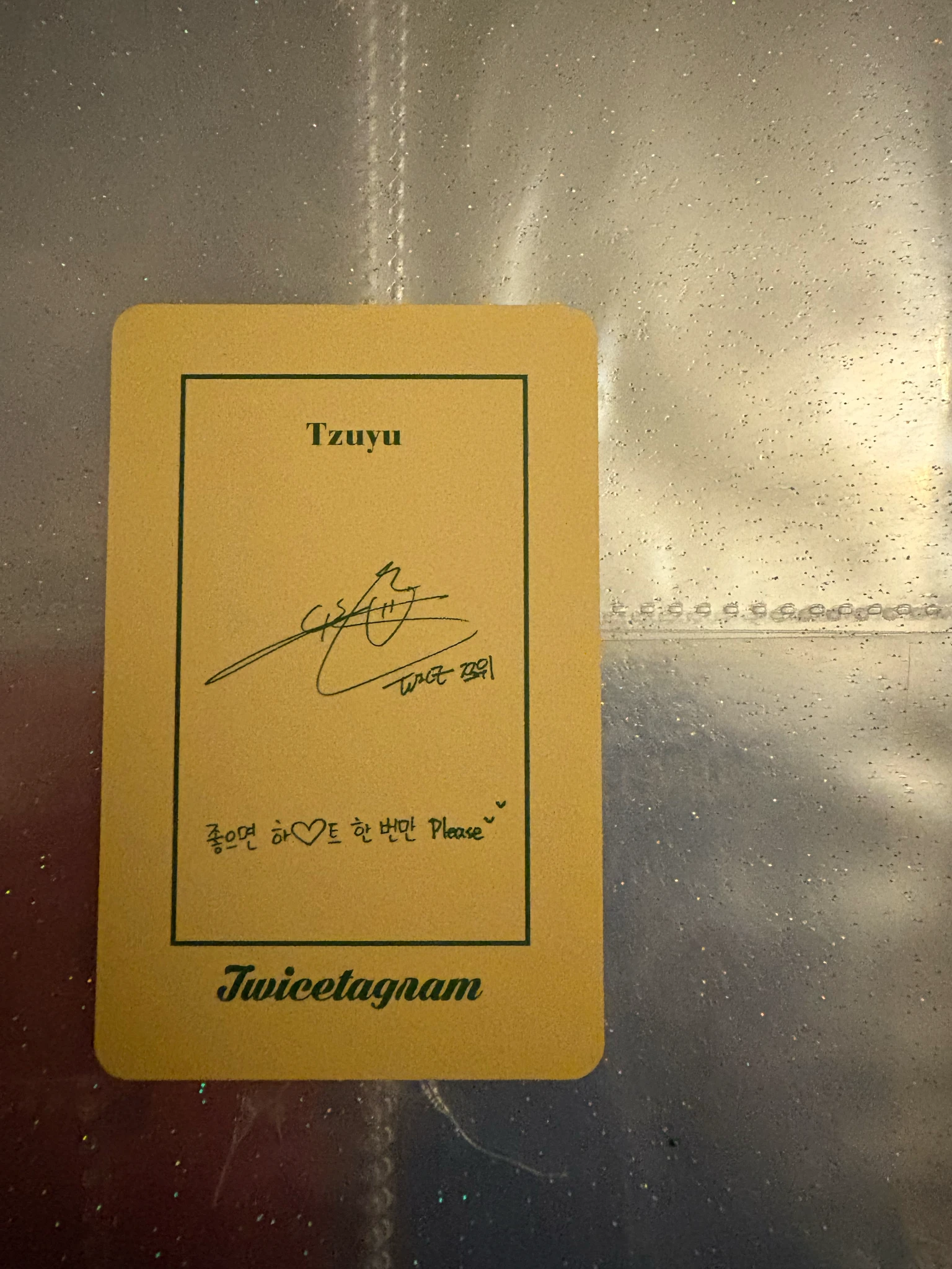 TWICE Tzuyu TWICE - Tzuyu - Twicetagram Album album photocard listing photo 2