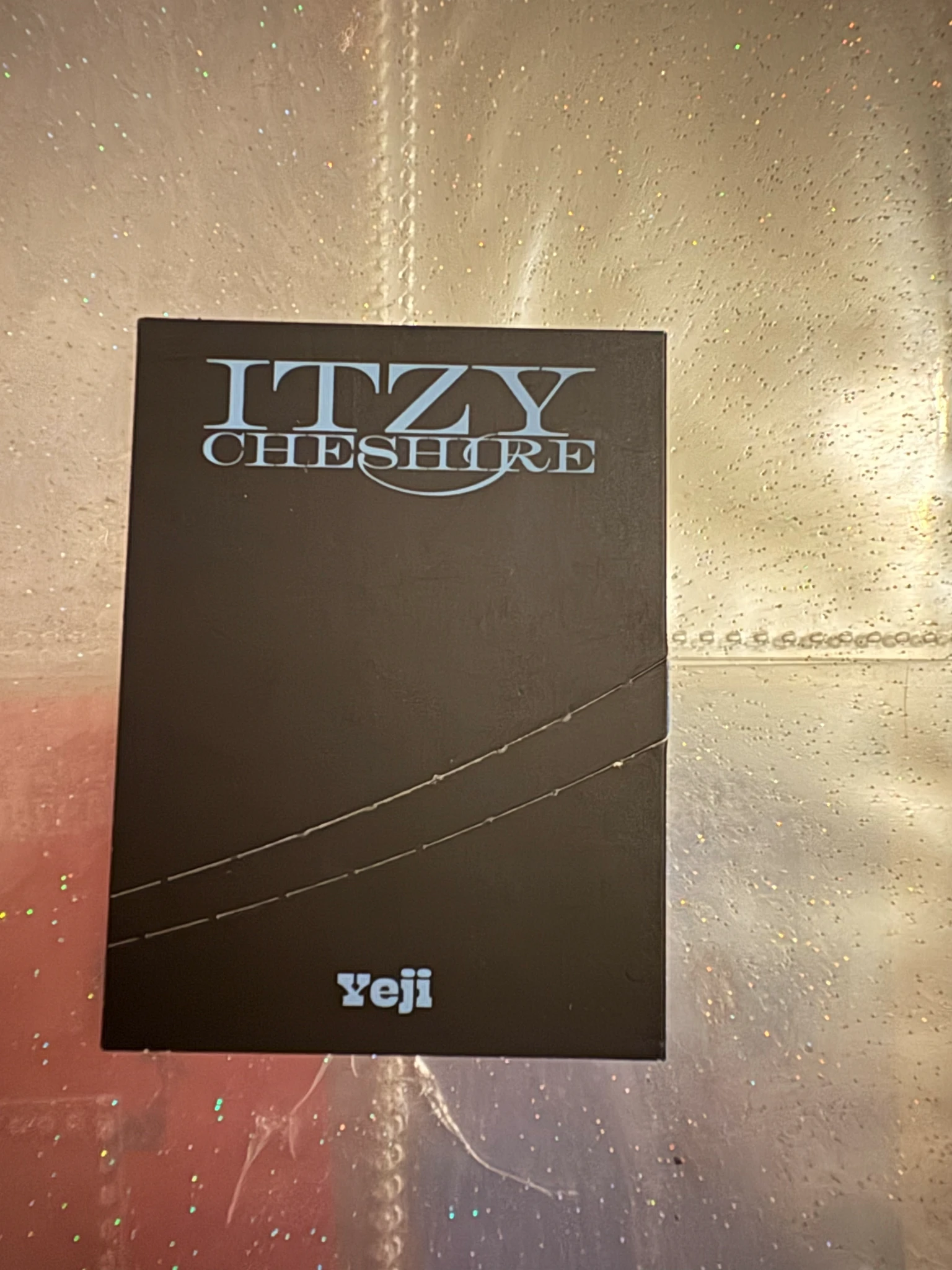 ITZY Yeji ITZY - Yeji - Cheshire Album album photocard non-selfie non-standard size message card special version B version listing photo 2