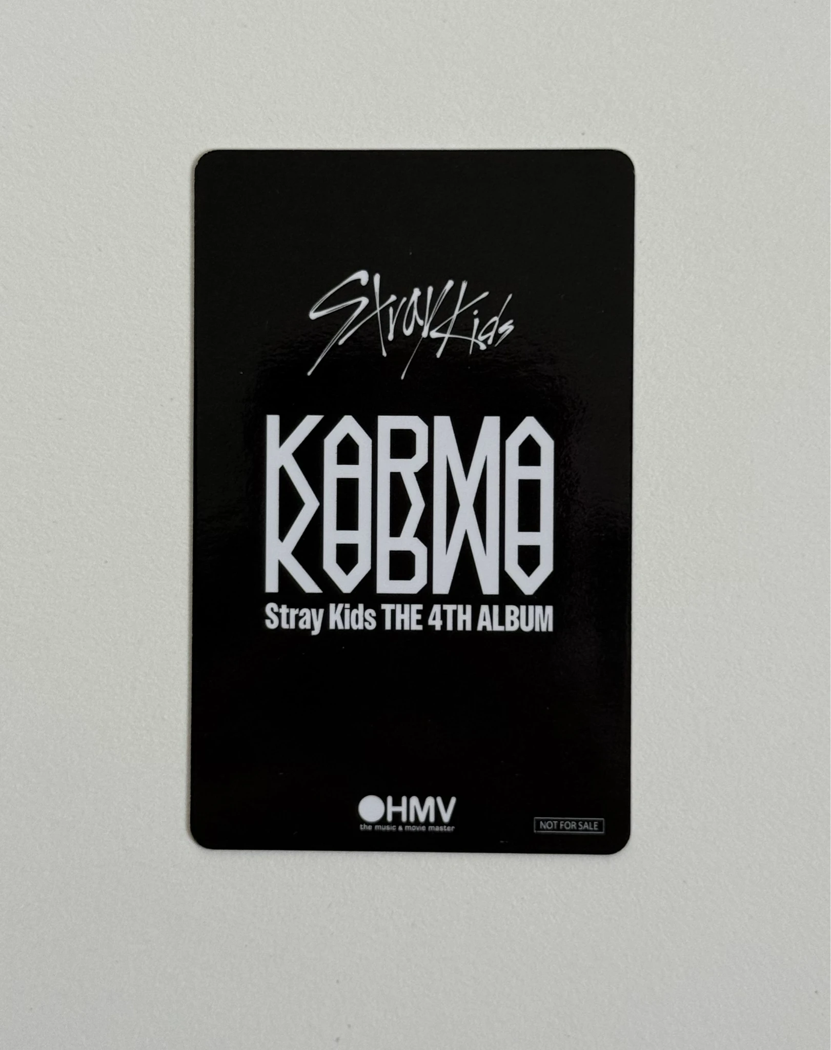 Stray Kids Bang Chan Stray Kids - Bang Chan - KARMA Album hmv lucky draw A version listing photo 2
