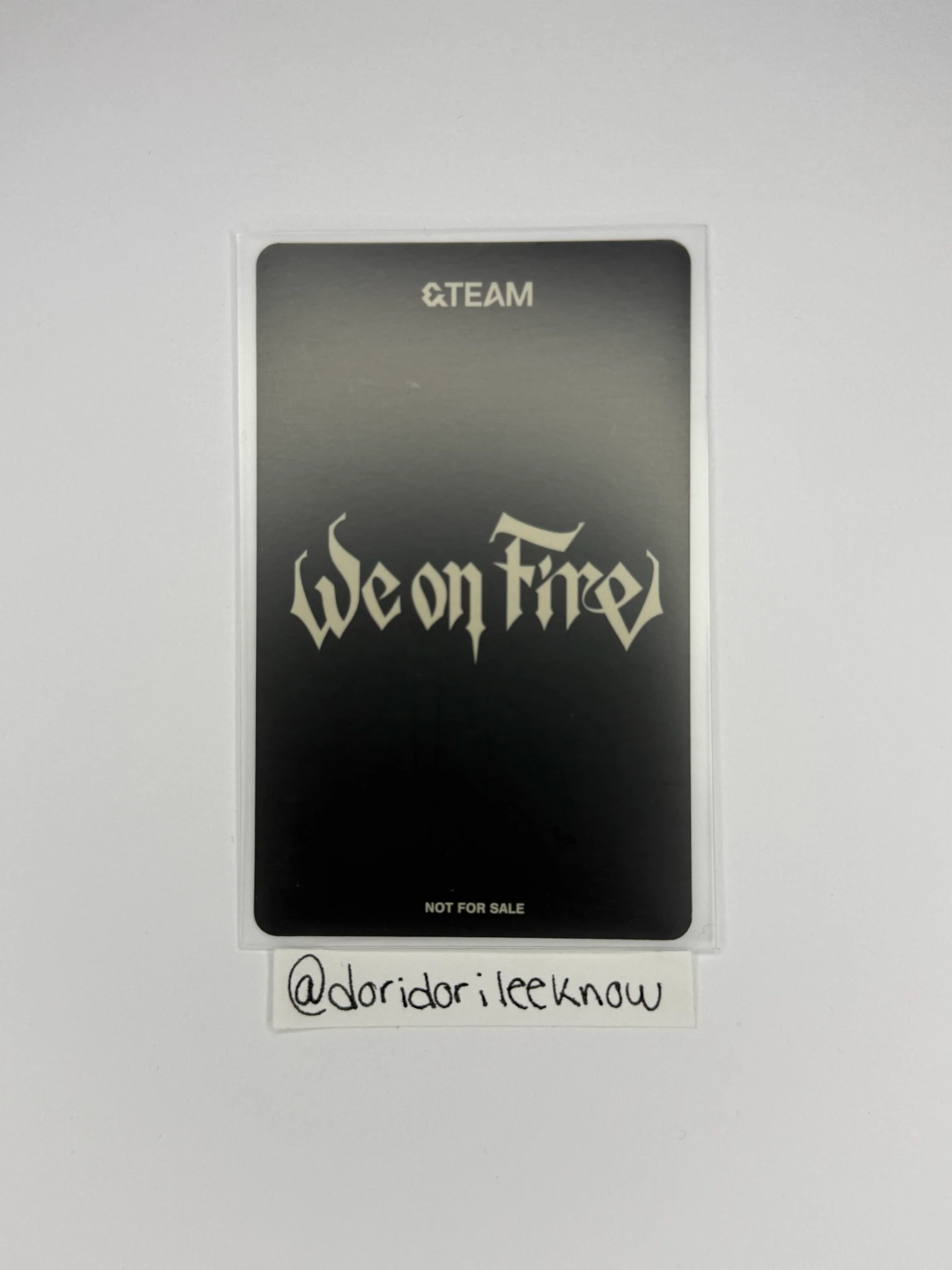 &TEAM Harua  &TEAM - Harua  - We on Fire  Album weverse japan shop (wvj) lucky draw round 1 listing photo 2
