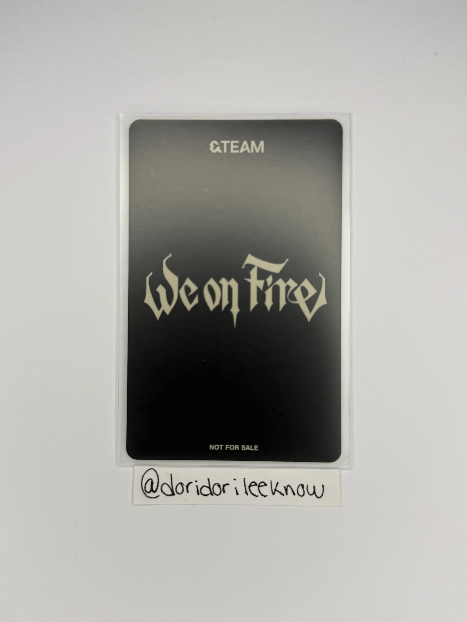 &TEAM Taki &TEAM - Taki - We on Fire  Album weverse japan shop (wvj) lucky draw (LD) round 1 listing photo 2