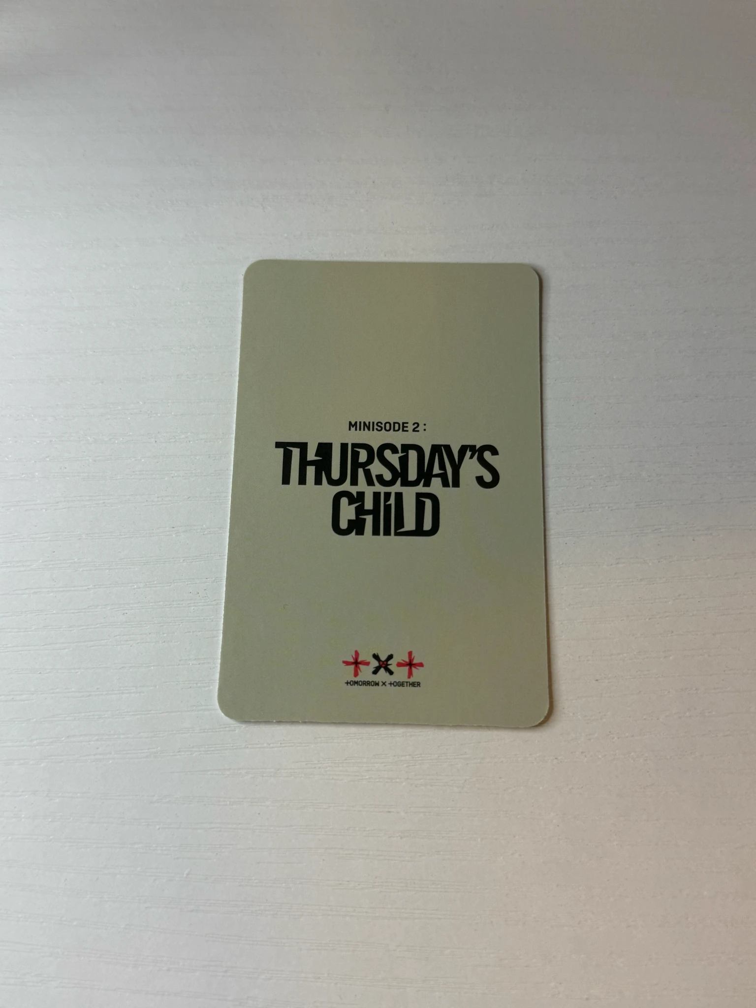 TOMORROW X TOGETHER Huening Kai TOMORROW X TOGETHER - Huening Kai - Minisode 2: Thursday's Child Album pob (pre-order benefit) synnara listing photo 2