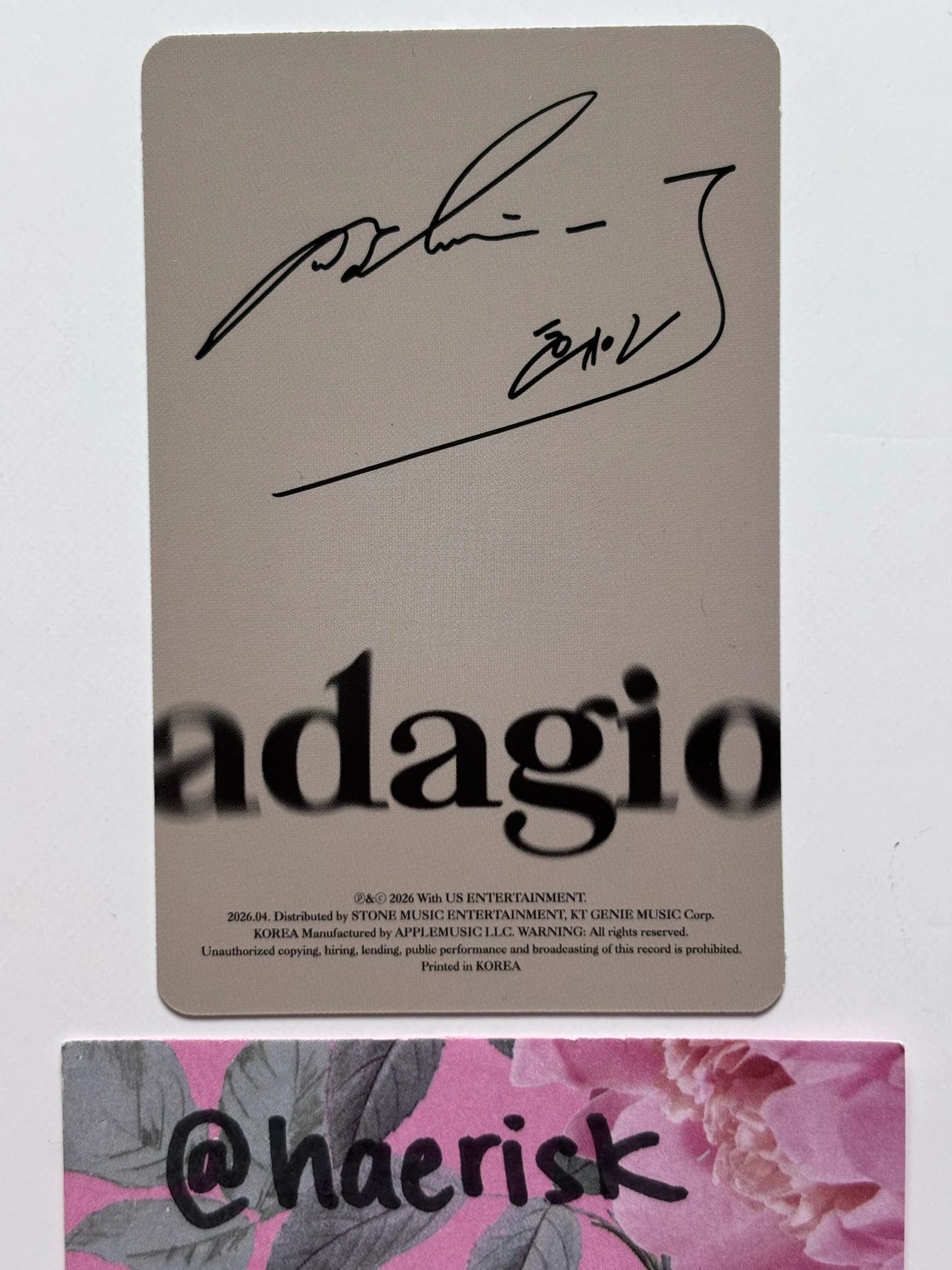 MAMAMOO Wheein MAMAMOO - Wheein - adagio Album album photocard prelude version listing photo 2