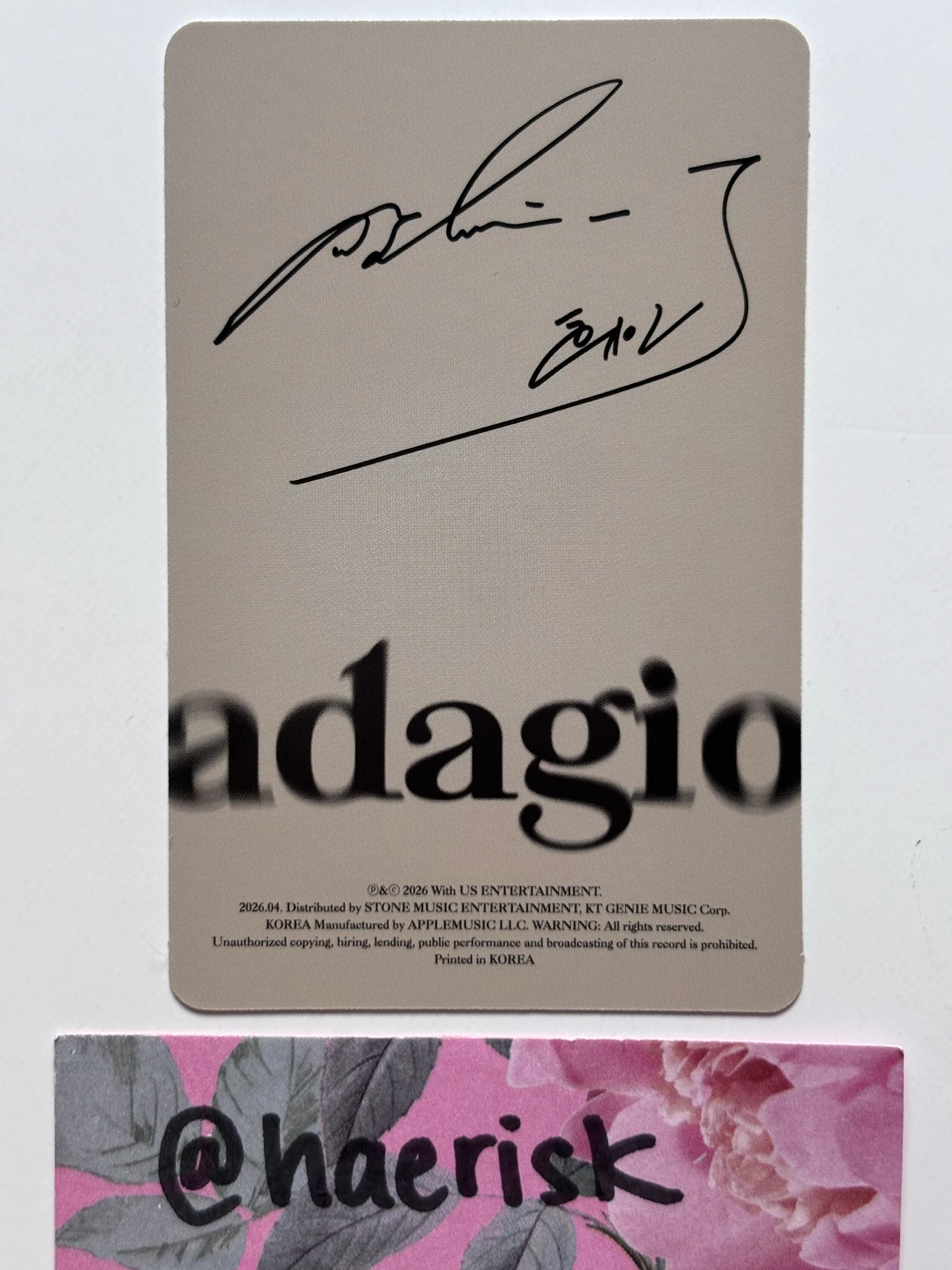 MAMAMOO Wheein MAMAMOO - Wheein - adagio Album album photocard prelude version listing photo 2