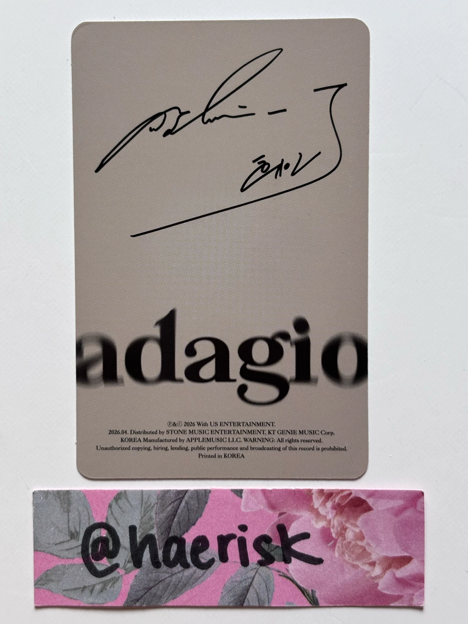 MAMAMOO Wheein MAMAMOO - Wheein - adagio Album prelude version album photocard listing photo 2