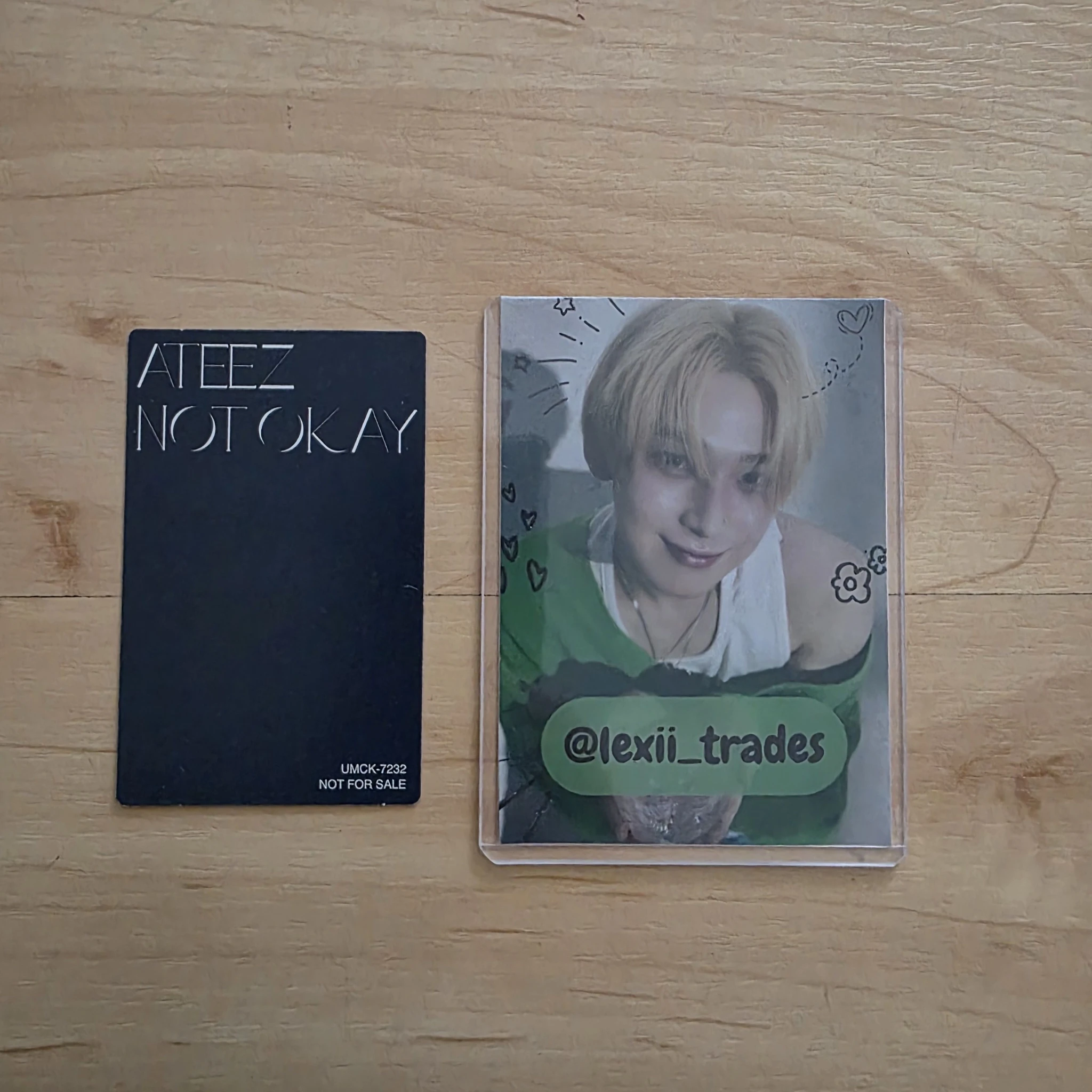 ATEEZ Jongho ATEEZ - Jongho - NOT OKAY Album D version first press only listing photo 2