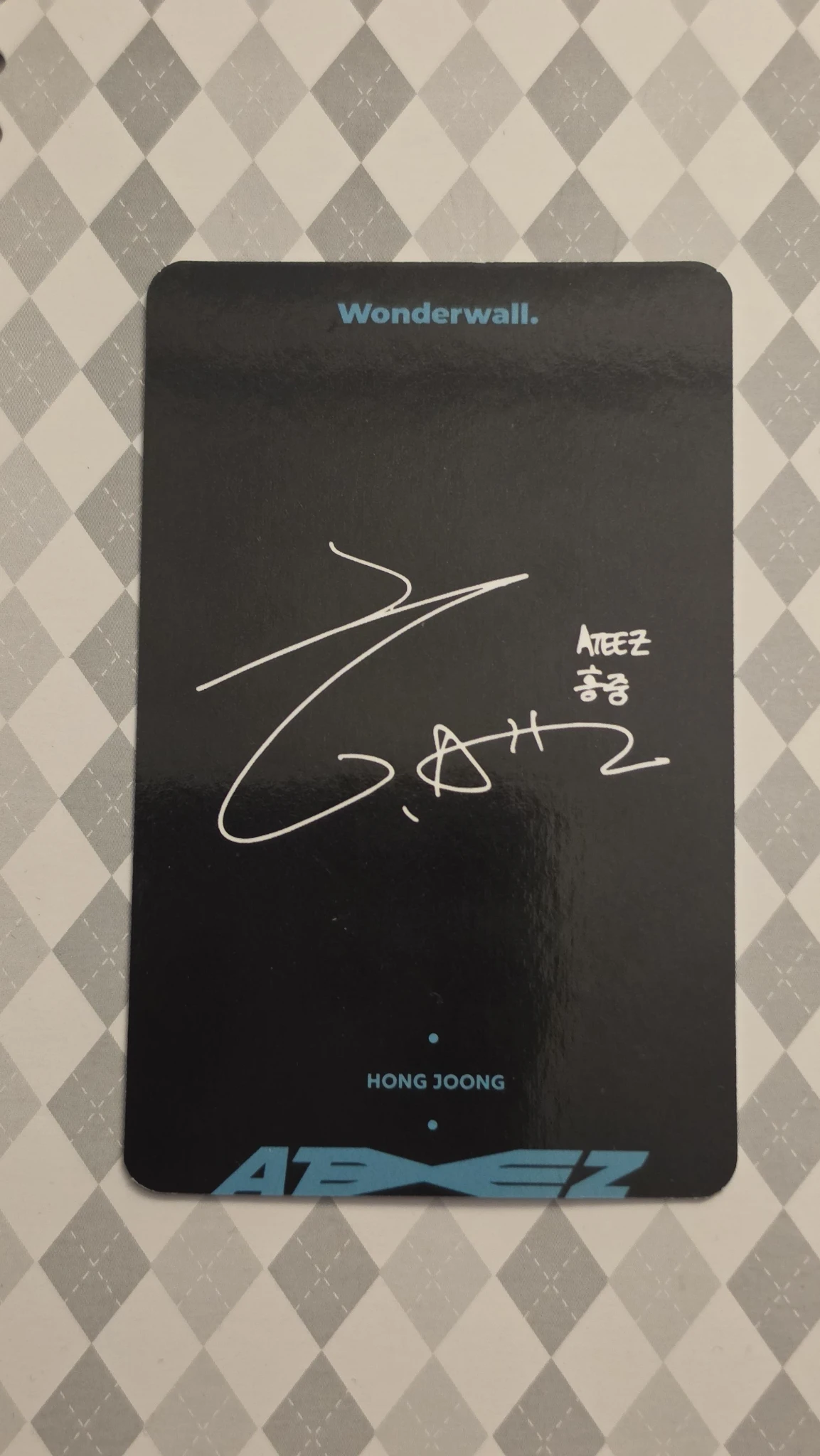 ATEEZ Hongjoong ATEEZ - Hongjoong - ZERO : FEVER Part.2 Album wonderwall merch photocard C version fansign listing photo 2