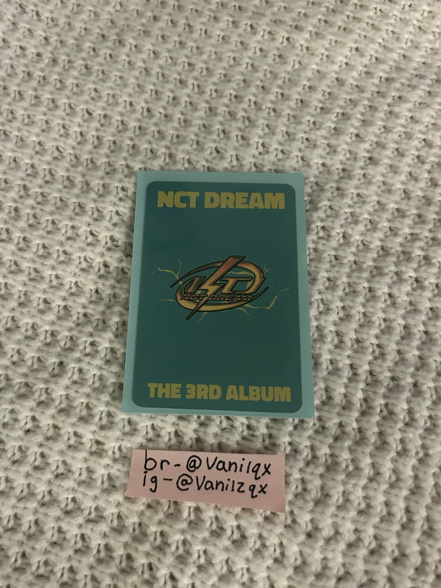 NCT DREAM NCT DREAM - Jaemin & Renjun - ISTJ Album album photocard vending machine version listing photo 2