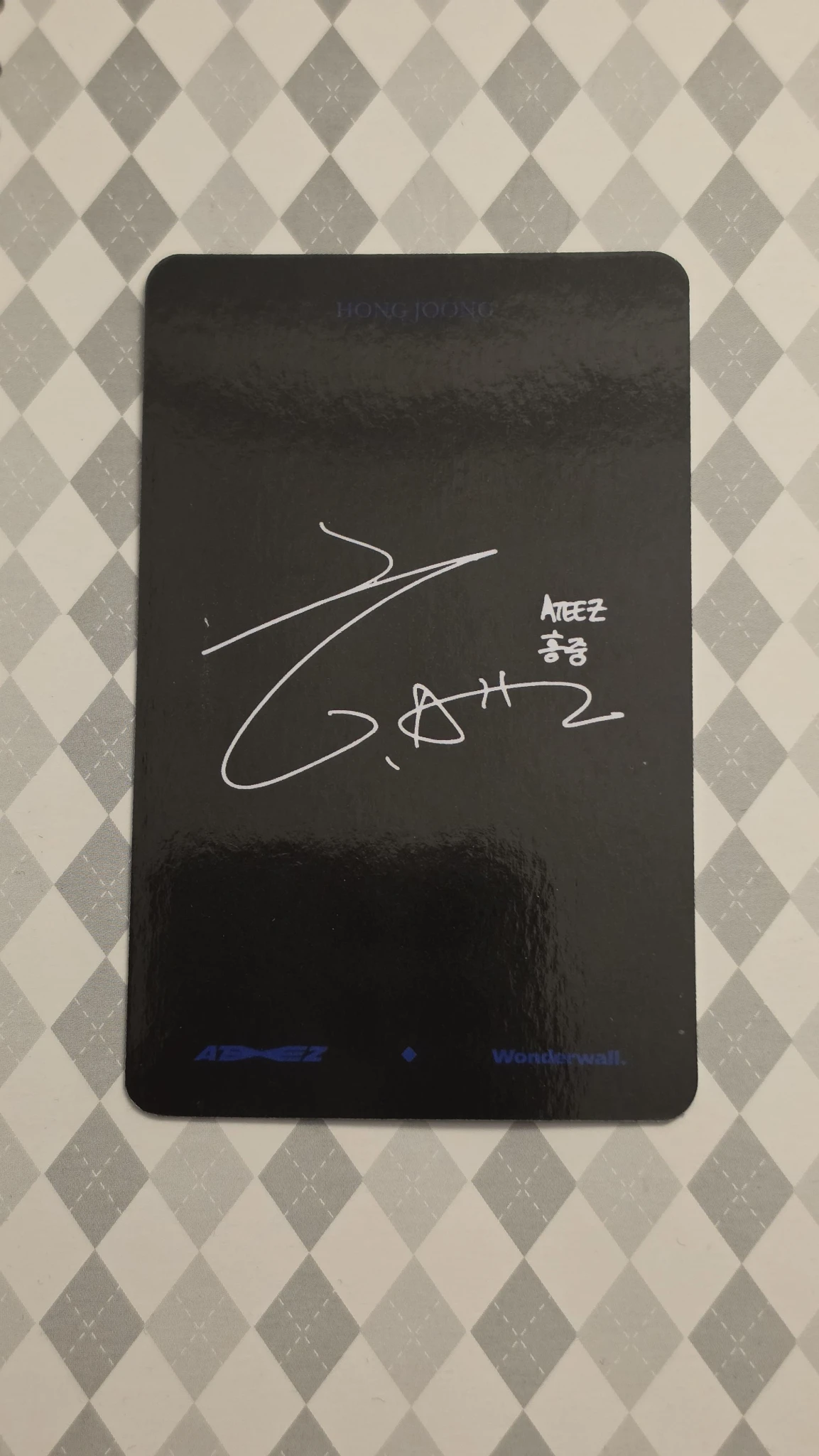 ATEEZ Hongjoong ATEEZ - Hongjoong - ZERO : FEVER Part.3 Album wonderwall round 1 video call/fancall listing photo 2
