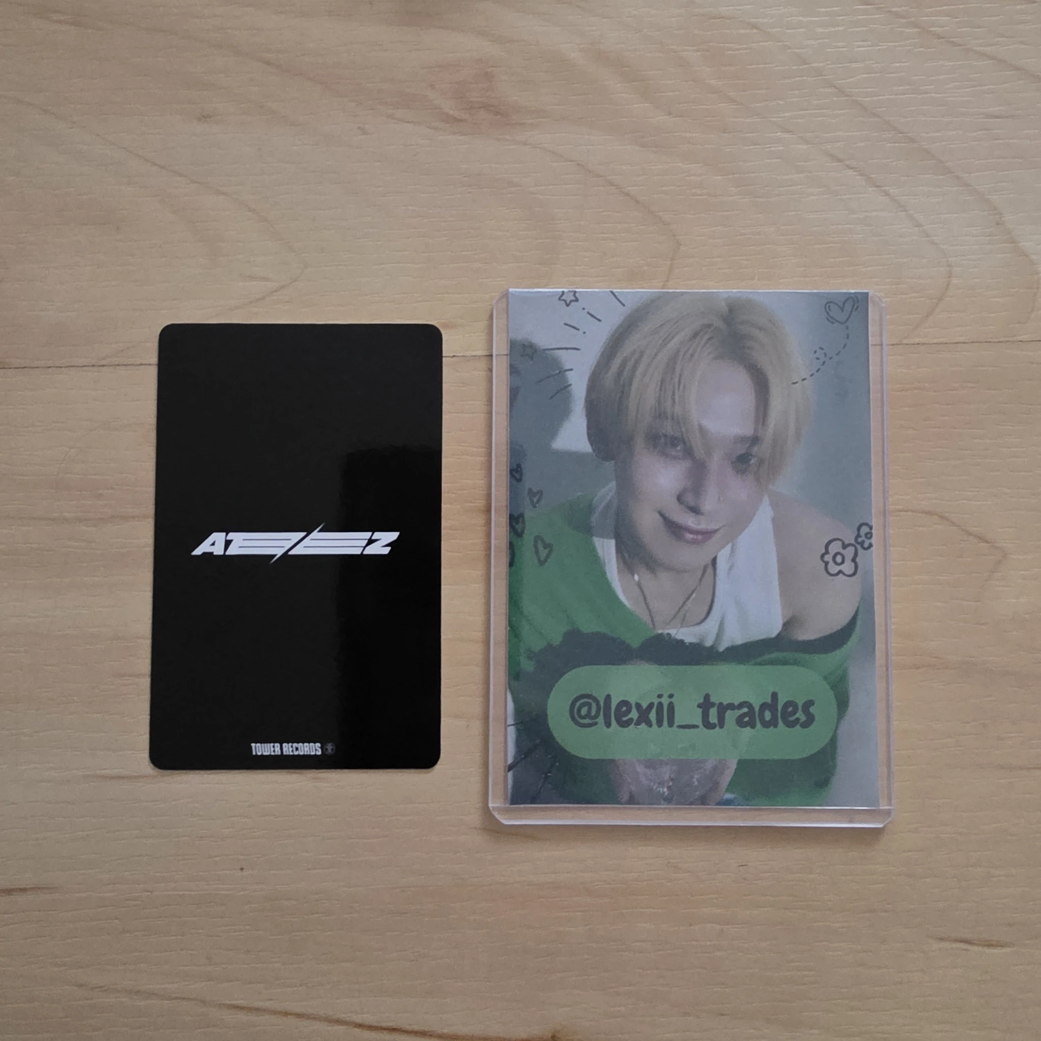 ATEEZ Yunho ATEEZ - Yunho - THE WORLD EP.1 : MOVEMENT Album pob (pre-order benefit) tower records listing photo 2