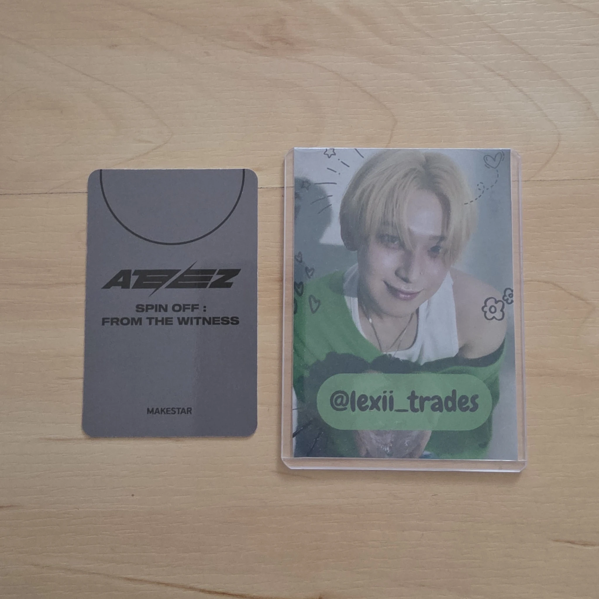 ATEEZ Yunho ATEEZ - Yunho - SPIN OFF : FROM THE WITNESS Album makestar round 5 video call (fancall) listing photo 2