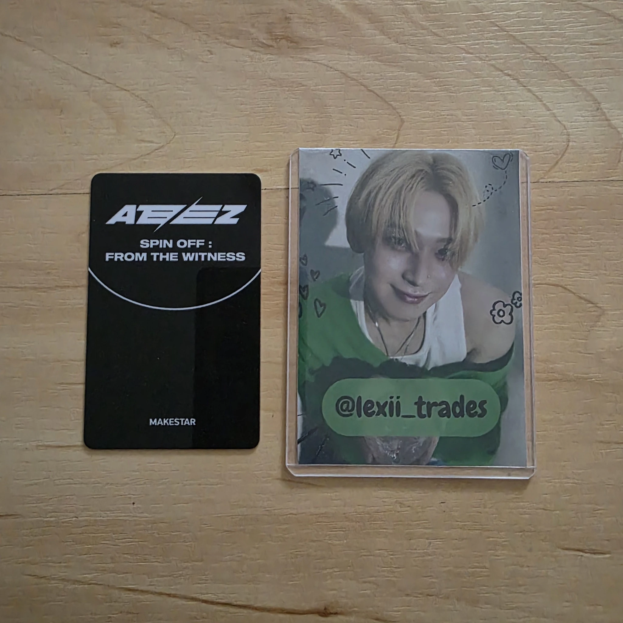 ATEEZ Yunho ATEEZ - Yunho - SPIN OFF : FROM THE WITNESS Album makestar lucky draw listing photo 2