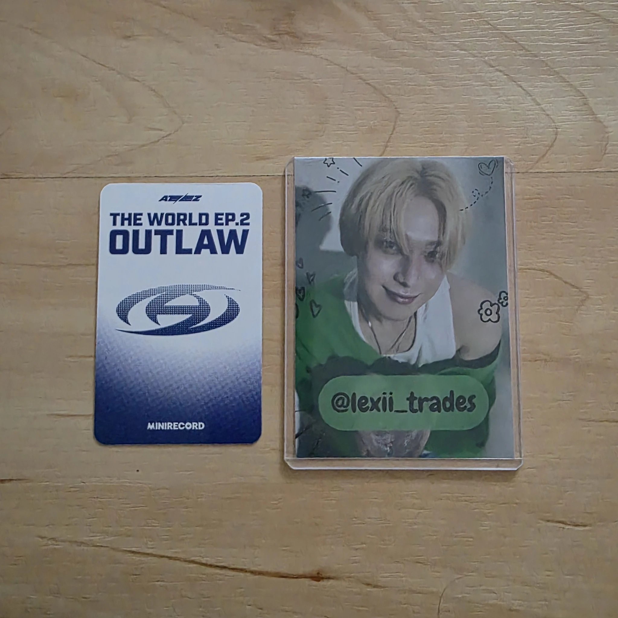 ATEEZ Yunho ATEEZ - Yunho - THE WORLD EP.2 : OUTLAW Album minirecord shop round 6 lucky draw listing photo 2