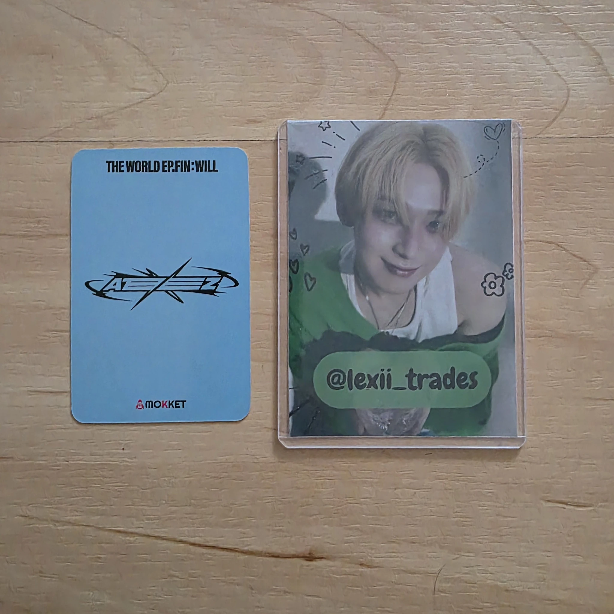 ATEEZ Yunho ATEEZ - Yunho - THE WORLD EP.FIN : WILL Album pob (pre-order benefit) mokketshop lucky draw listing photo 2