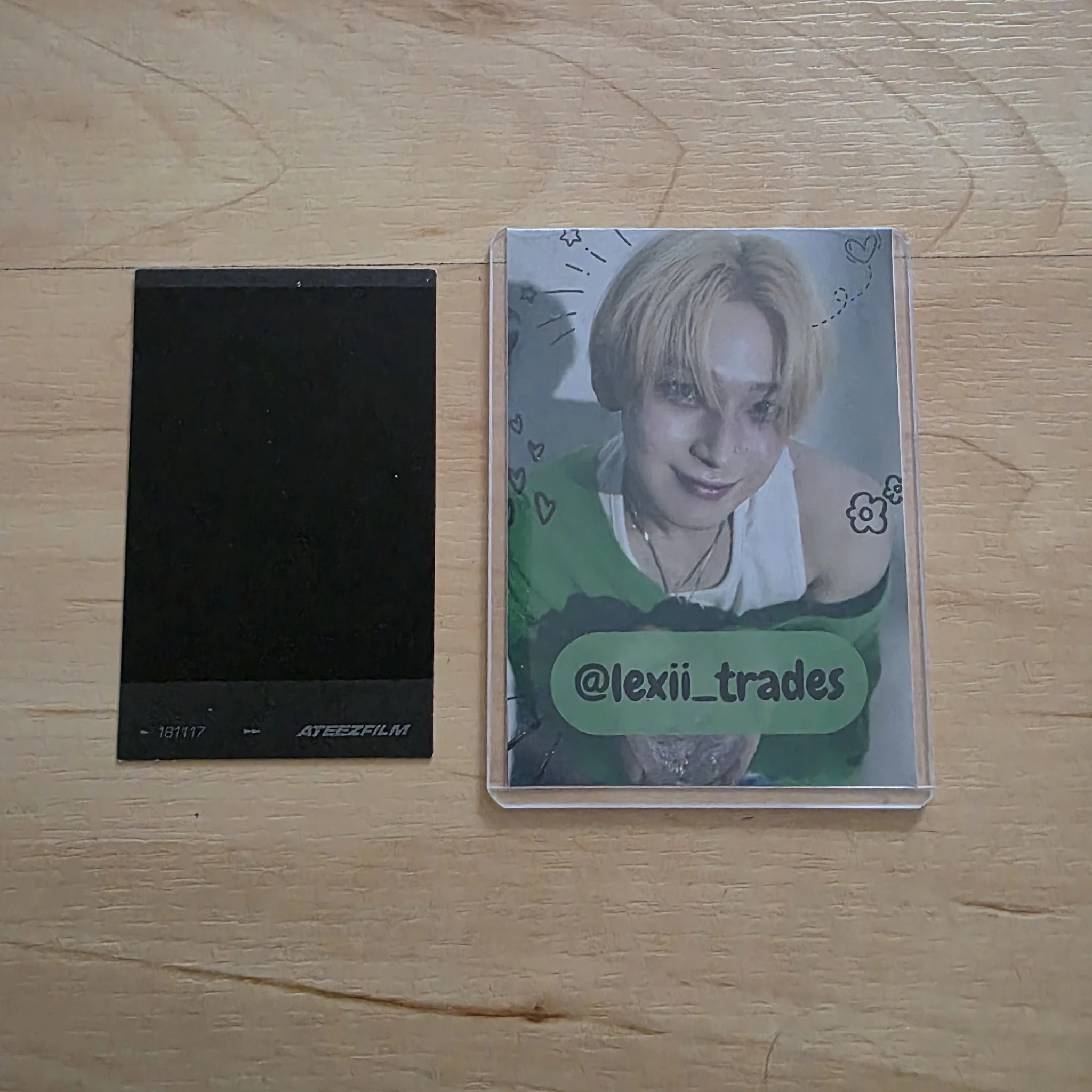 ATEEZ Jongho ATEEZ - Jongho - 2nd Atiny Membership kit Other polaroid listing photo 2