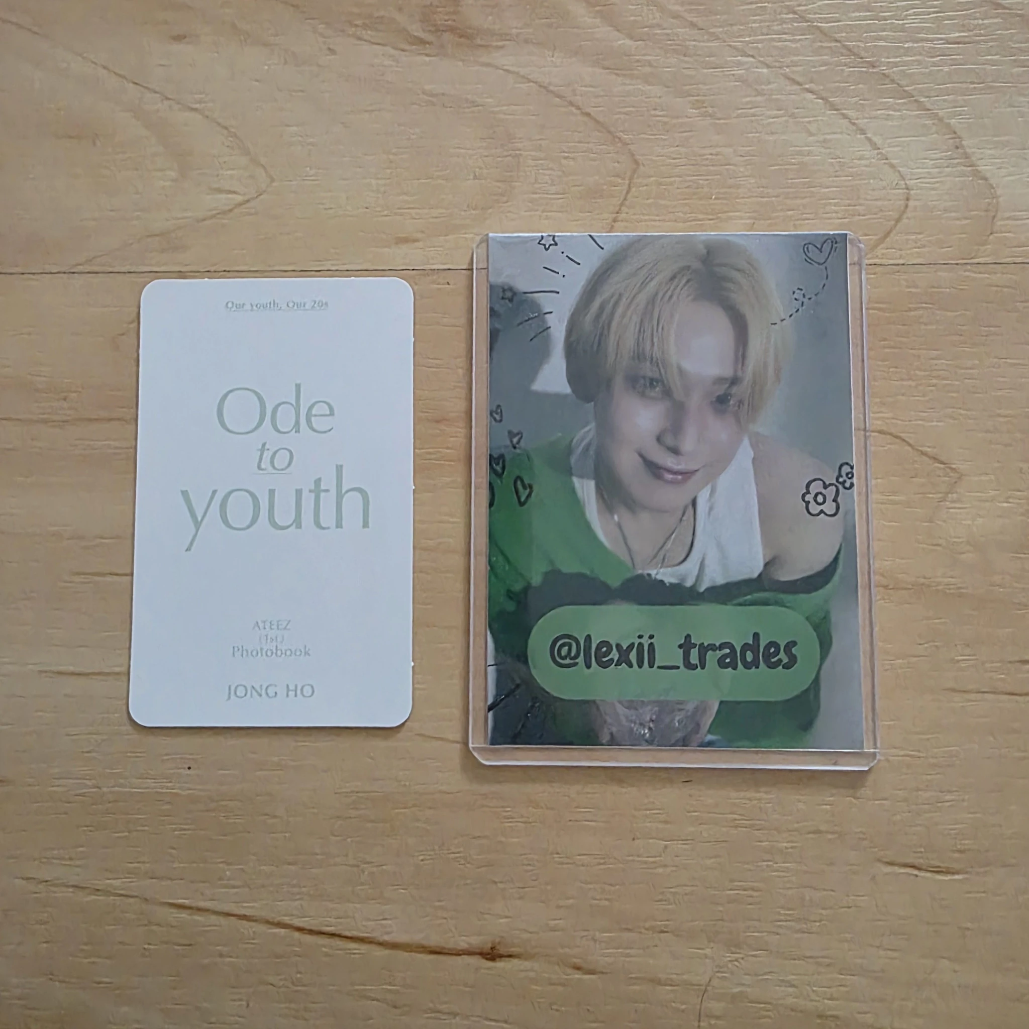 ATEEZ Jongho ATEEZ - Jongho - 1ST PHOTOBOOK [ODE TO YOUTH] Other photocard set listing photo 2