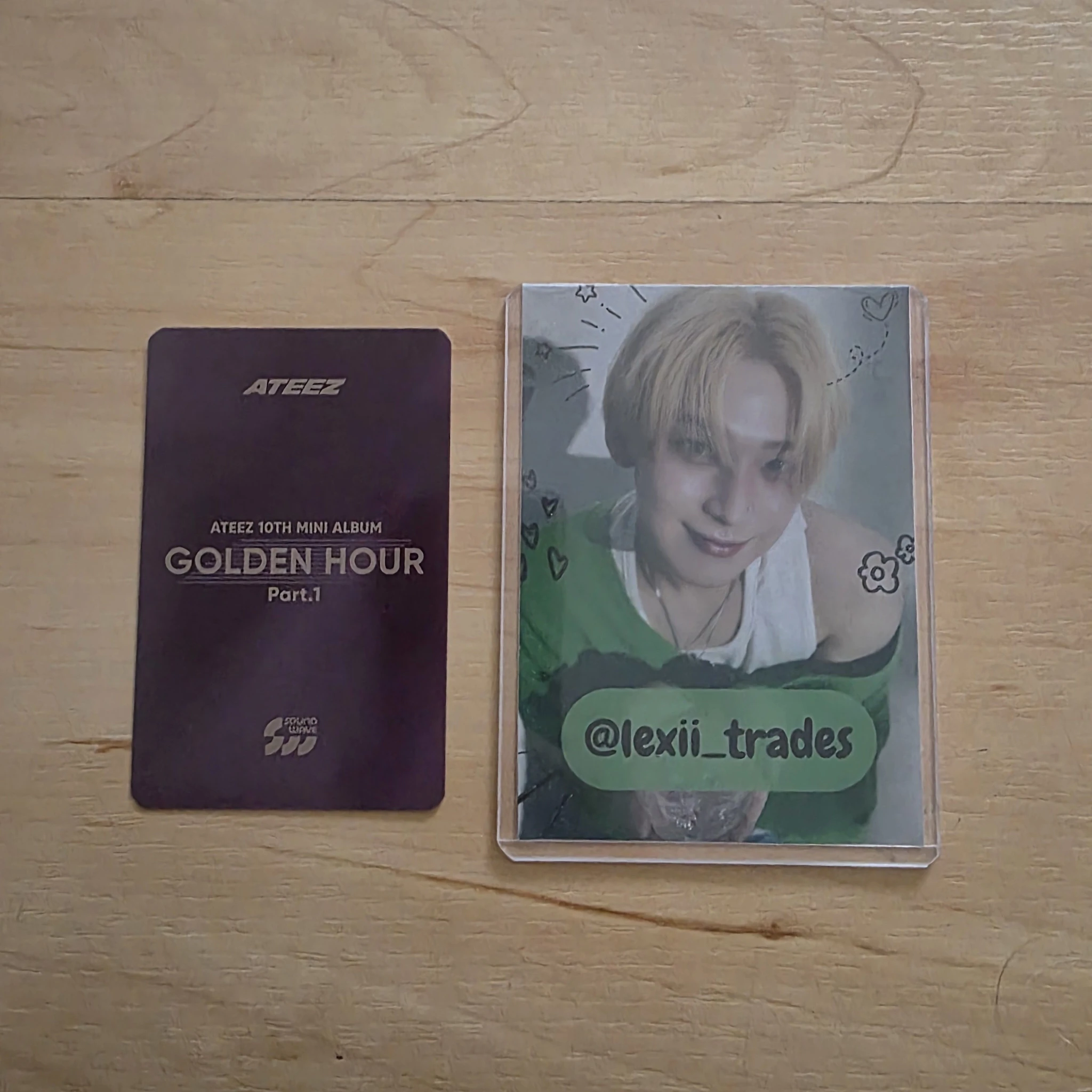 ATEEZ Jongho ATEEZ - Jongho - Golden Hour : Part.1 Album pob (pre-order benefit) digipack version listing photo 2