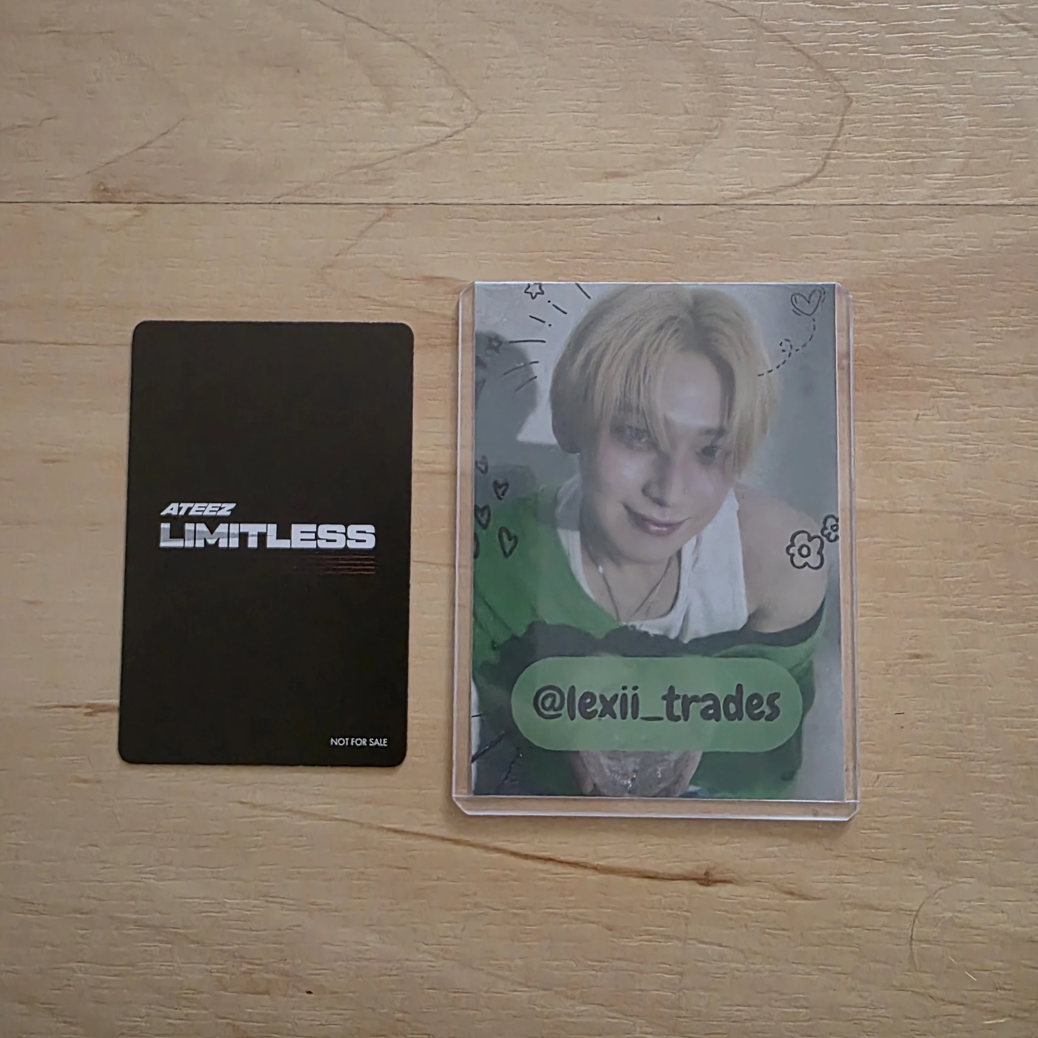 ATEEZ Jongho ATEEZ - Jongho - Limitless Album hmv pob (pre-order benefit) holographic (hologram) listing photo 2