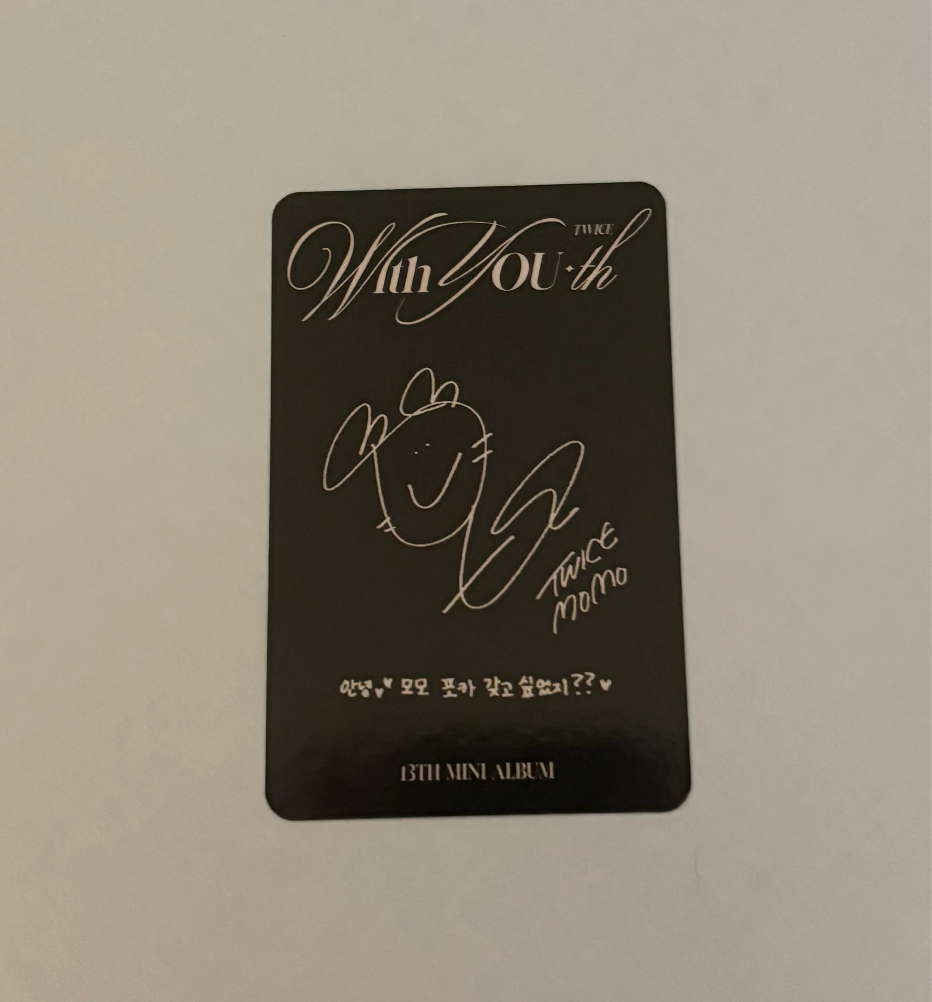 TWICE Momo TWICE-Momo-Album-with you-th listing photo 2